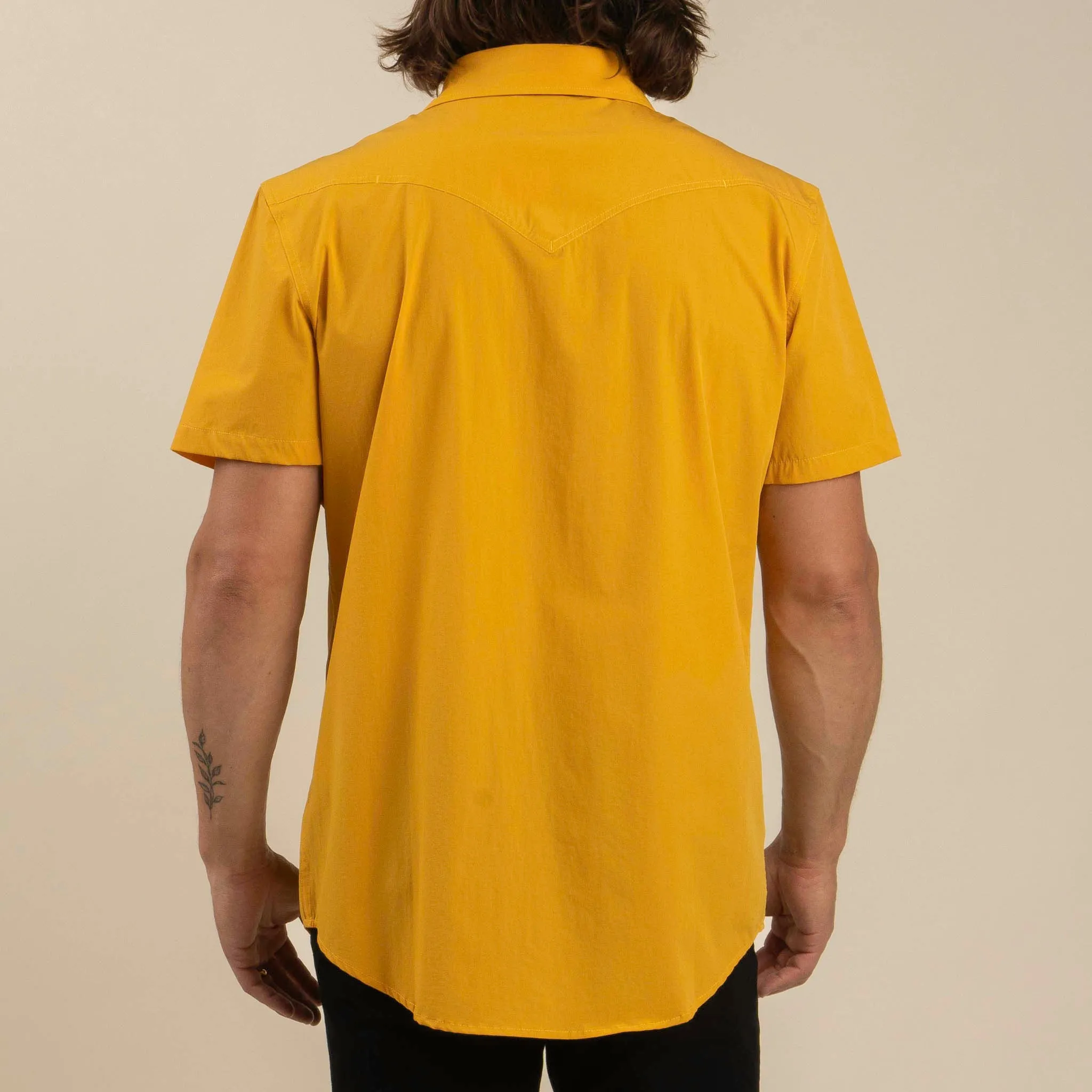Confluence Tech Shirt Short Sleeve - Mustard sold by Sendero Provisions CO product image thumbnail 3