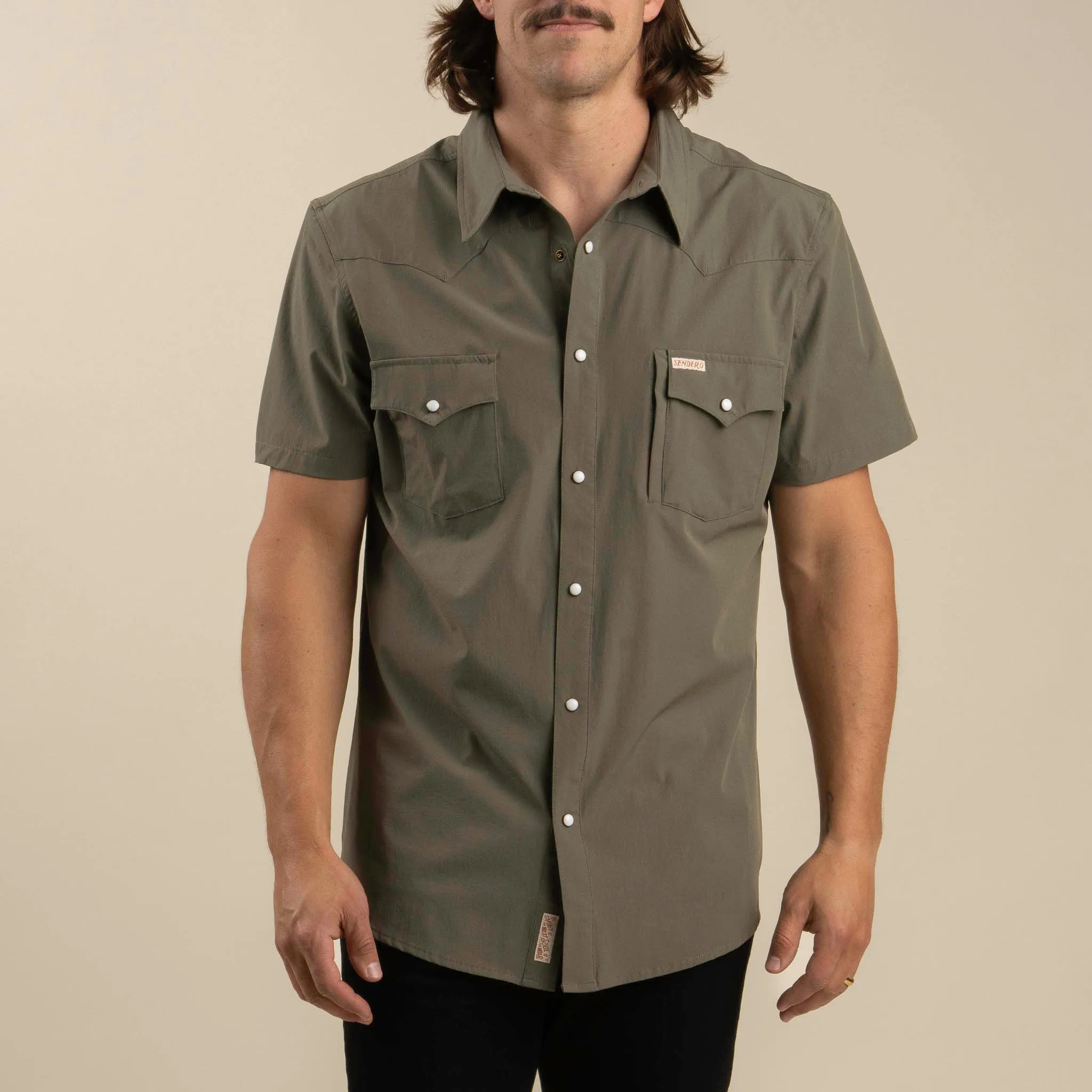 Confluence Tech Shirt Short Sleeve - Desert Sage sold by Sendero Provisions CO product image thumbnail 3