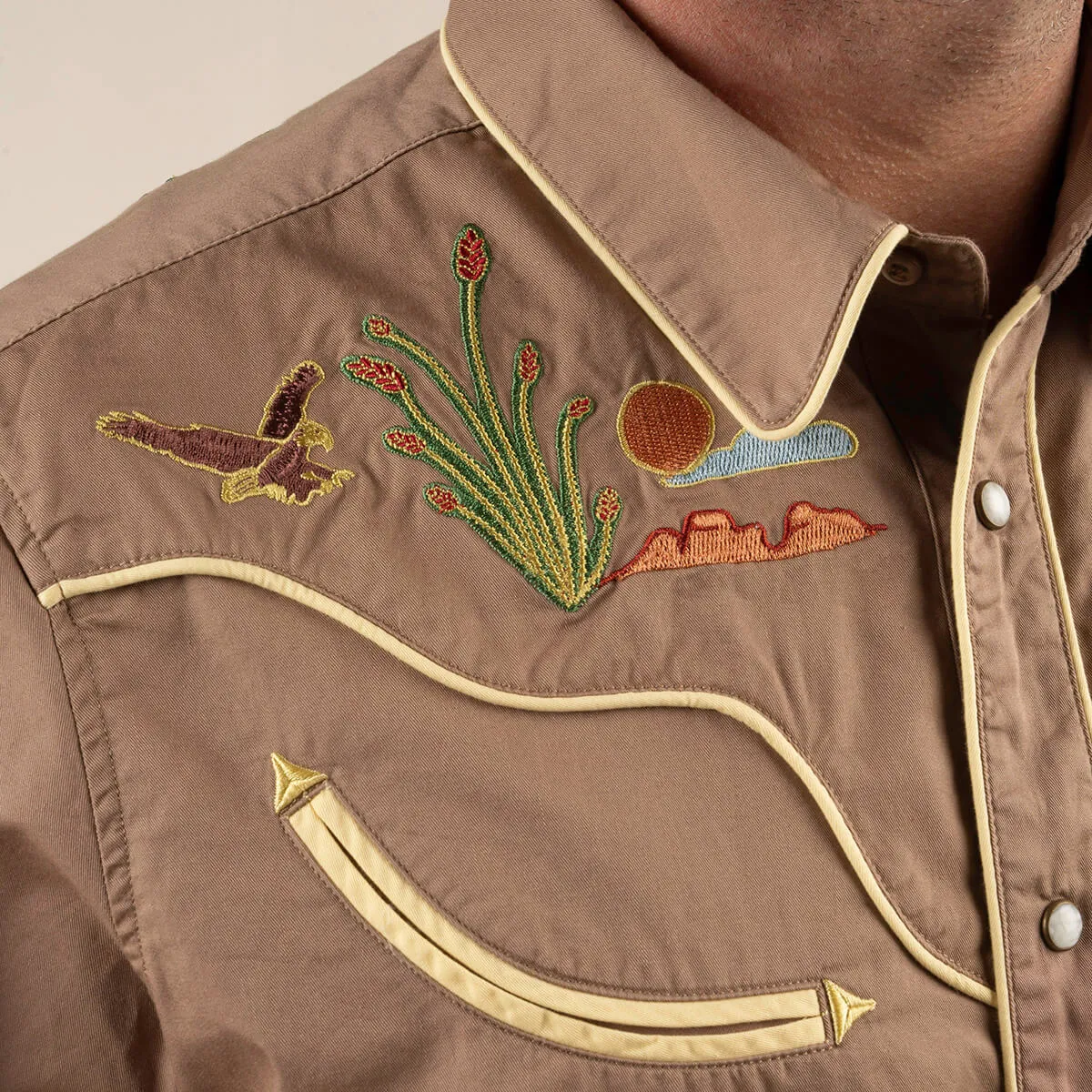 The Prescott Western Shirt - Burro sold by Sendero Provisions CO product image thumbnail 2