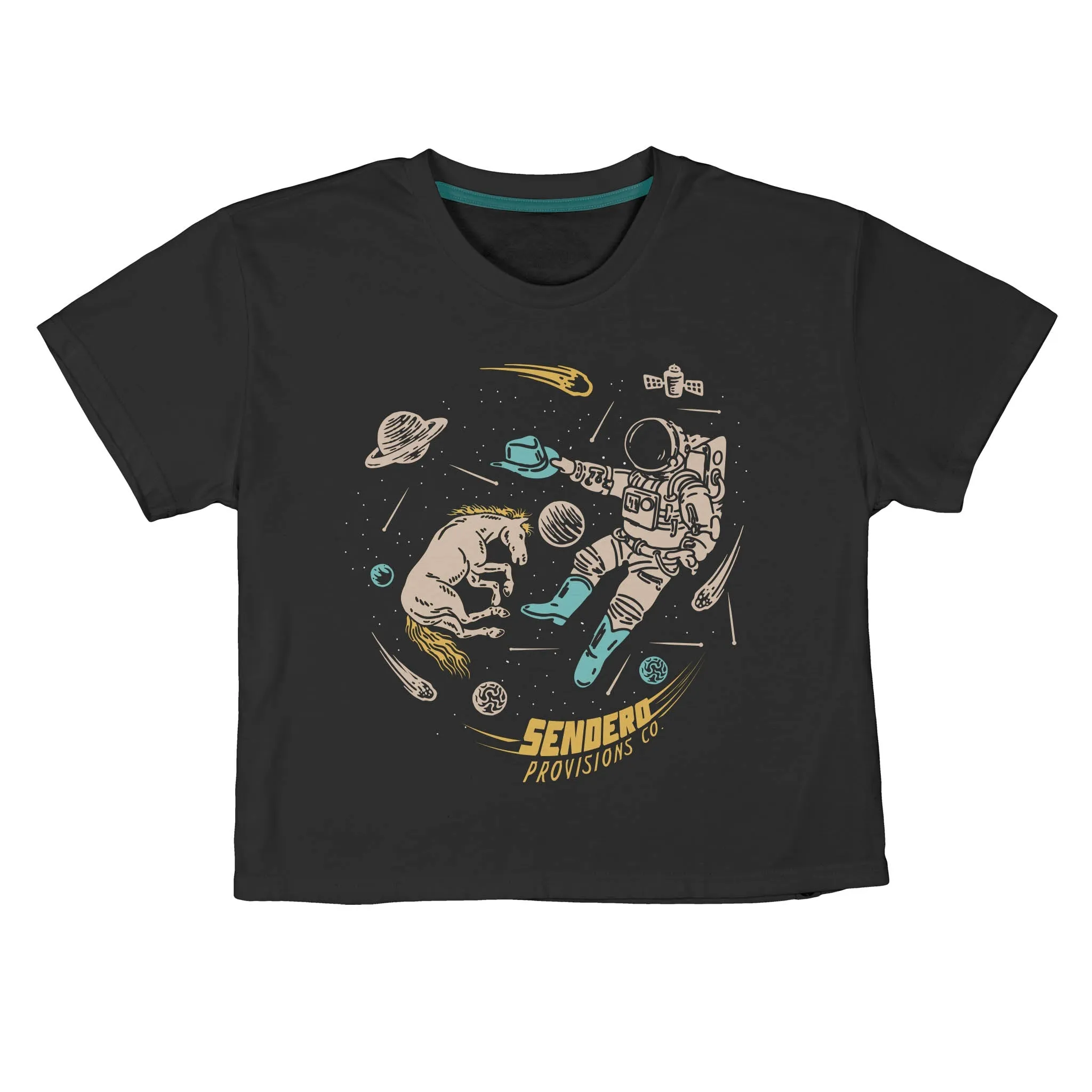To Space Boxy Tee - Black sold by Sendero Provisions CO product image thumbnail 3