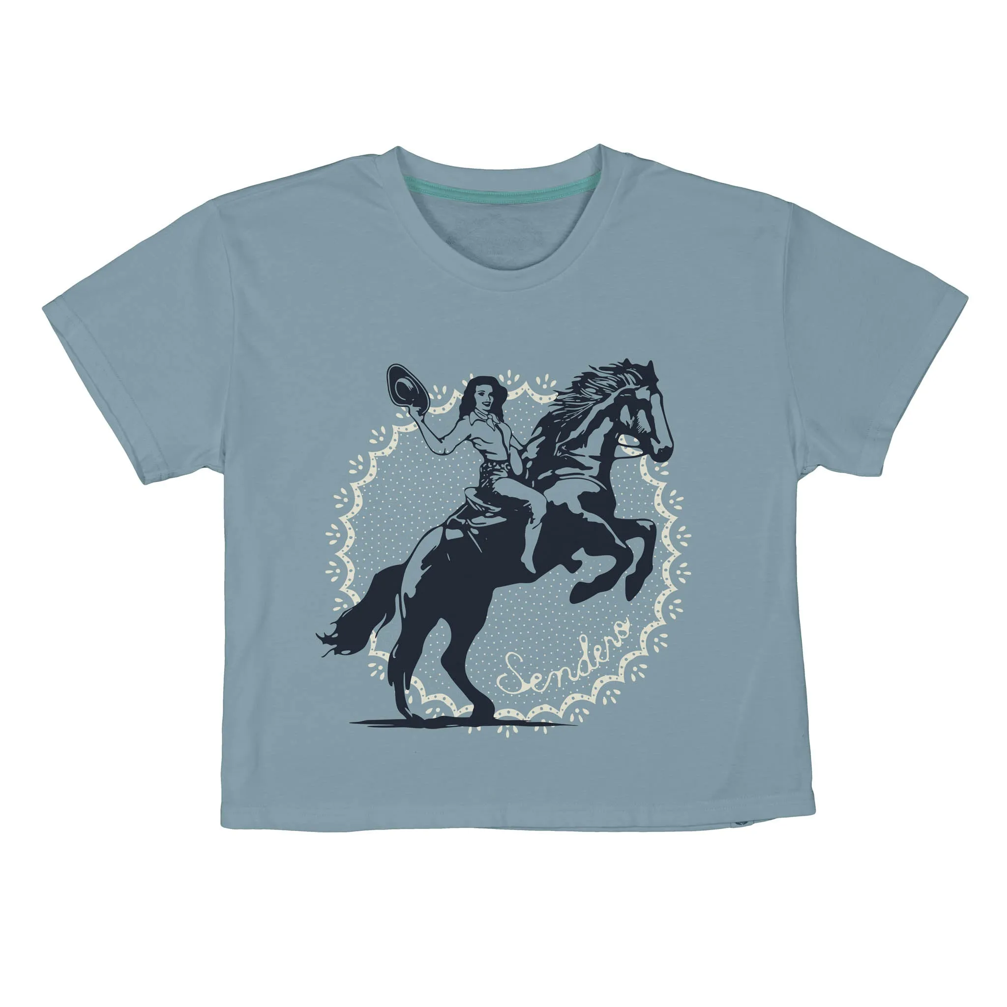 Palomino Boxy Tee - Sterling Blue sold by Sendero Provisions CO product image thumbnail 2