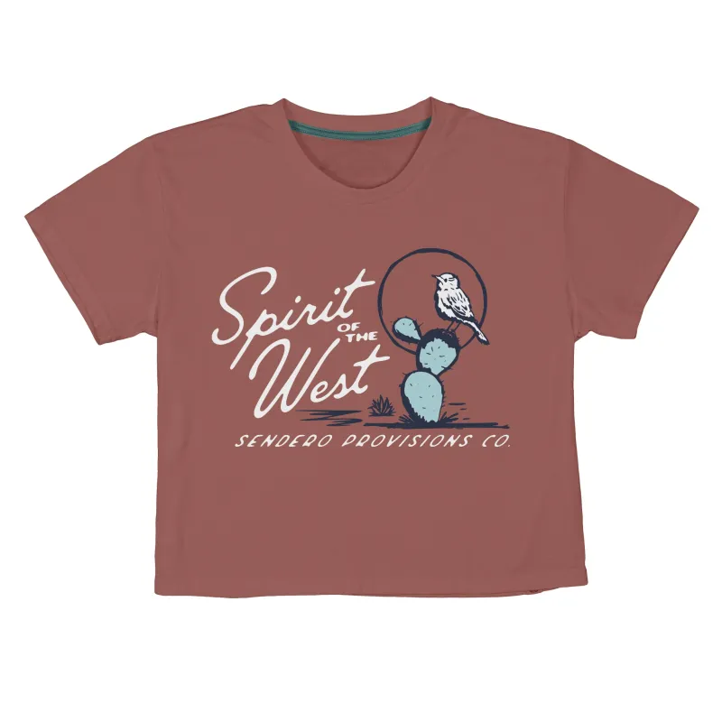 Cactus Wren Boxy Tee - Dusty Mauve made by Sendero Provisions CO