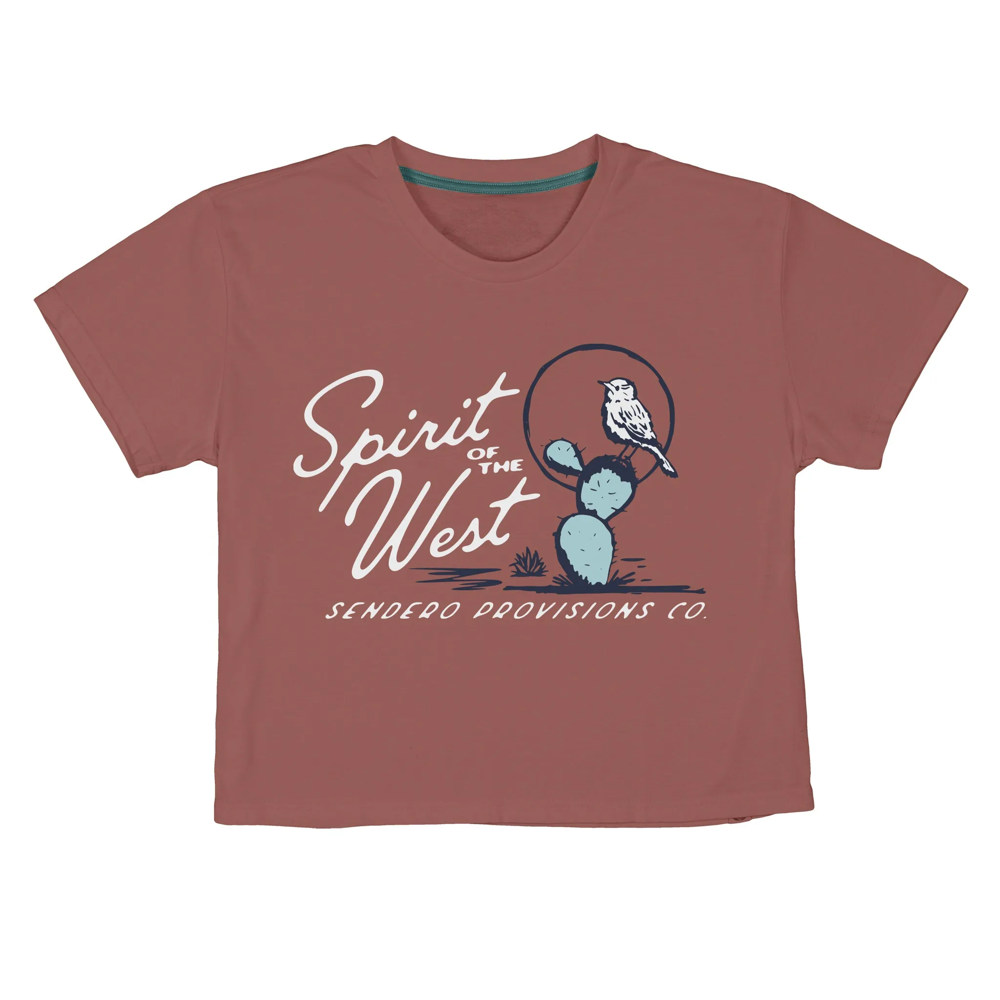 Cactus Wren Boxy Tee - Dusty Mauve sold by Sendero Provisions CO product image thumbnail 2