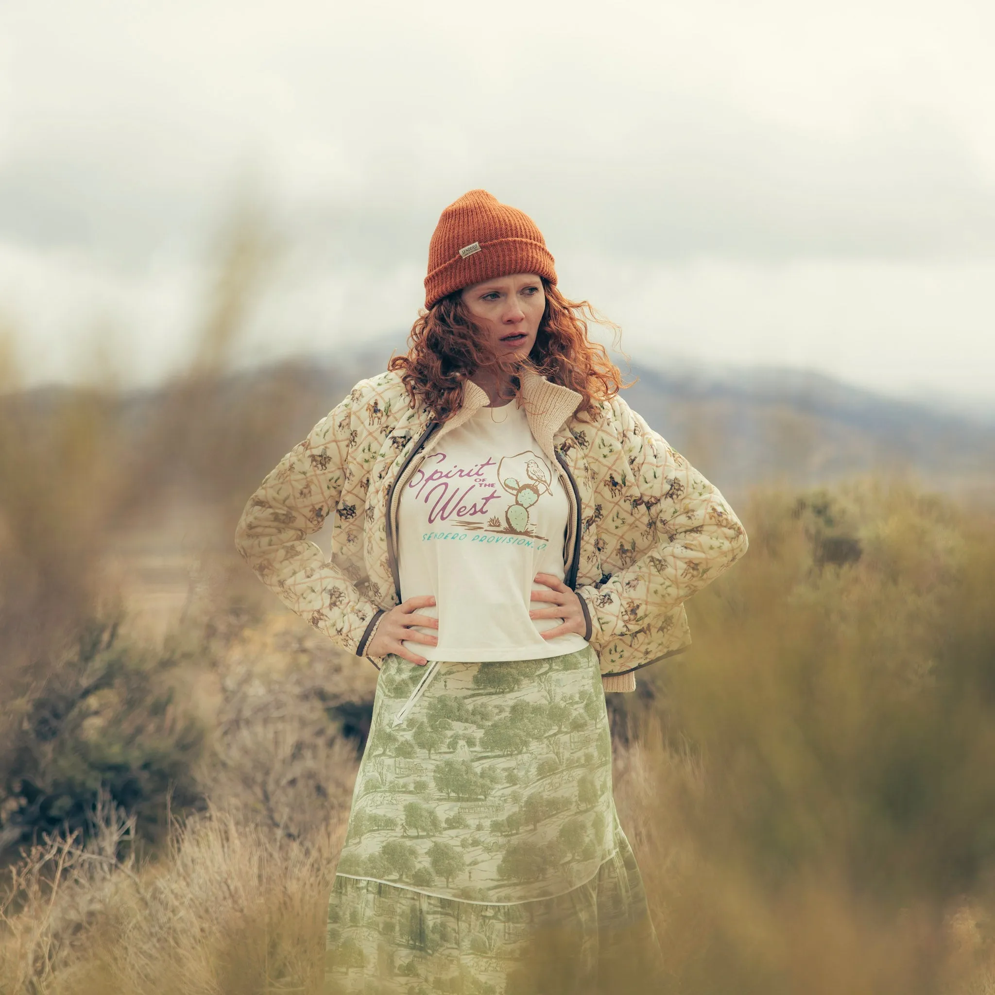 Cactus Wren Boxy Tee - Vintage White sold by Sendero Provisions CO product image thumbnail 2
