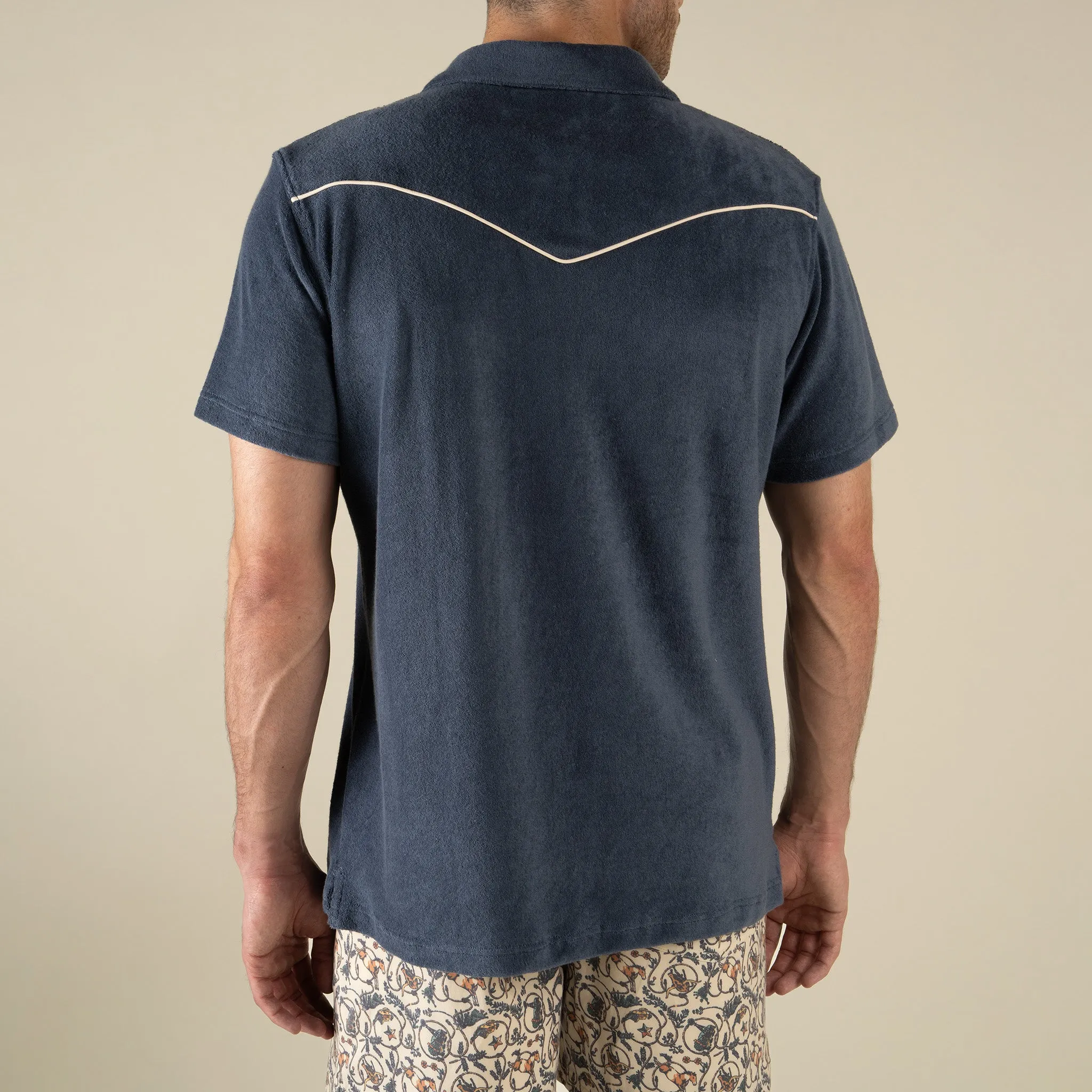 Cantina Terry Polo - Vintage Indigo sold by Sendero Provisions CO product image thumbnail 4