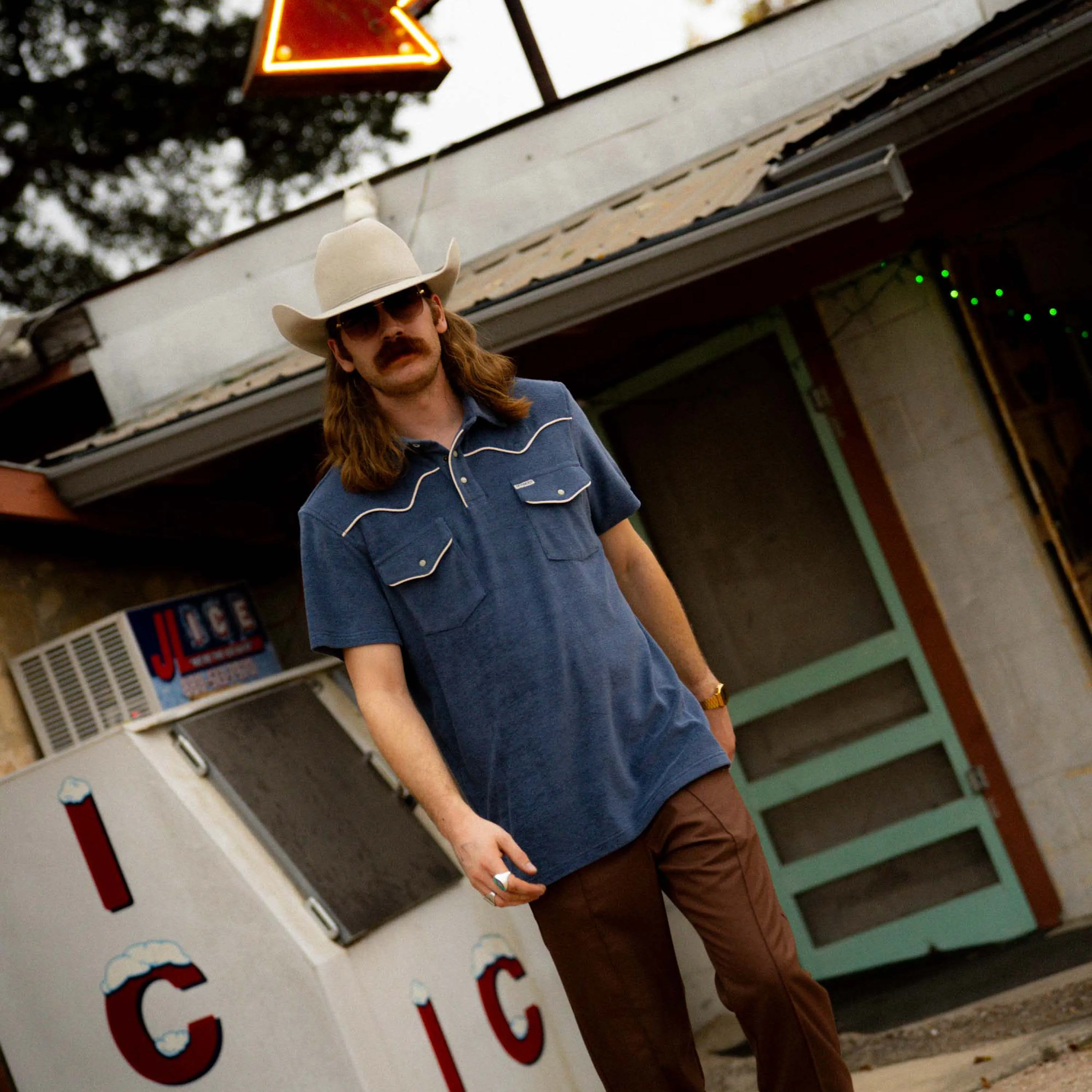 Cantina Terry Polo - Vintage Indigo sold by Sendero Provisions CO product image thumbnail 2