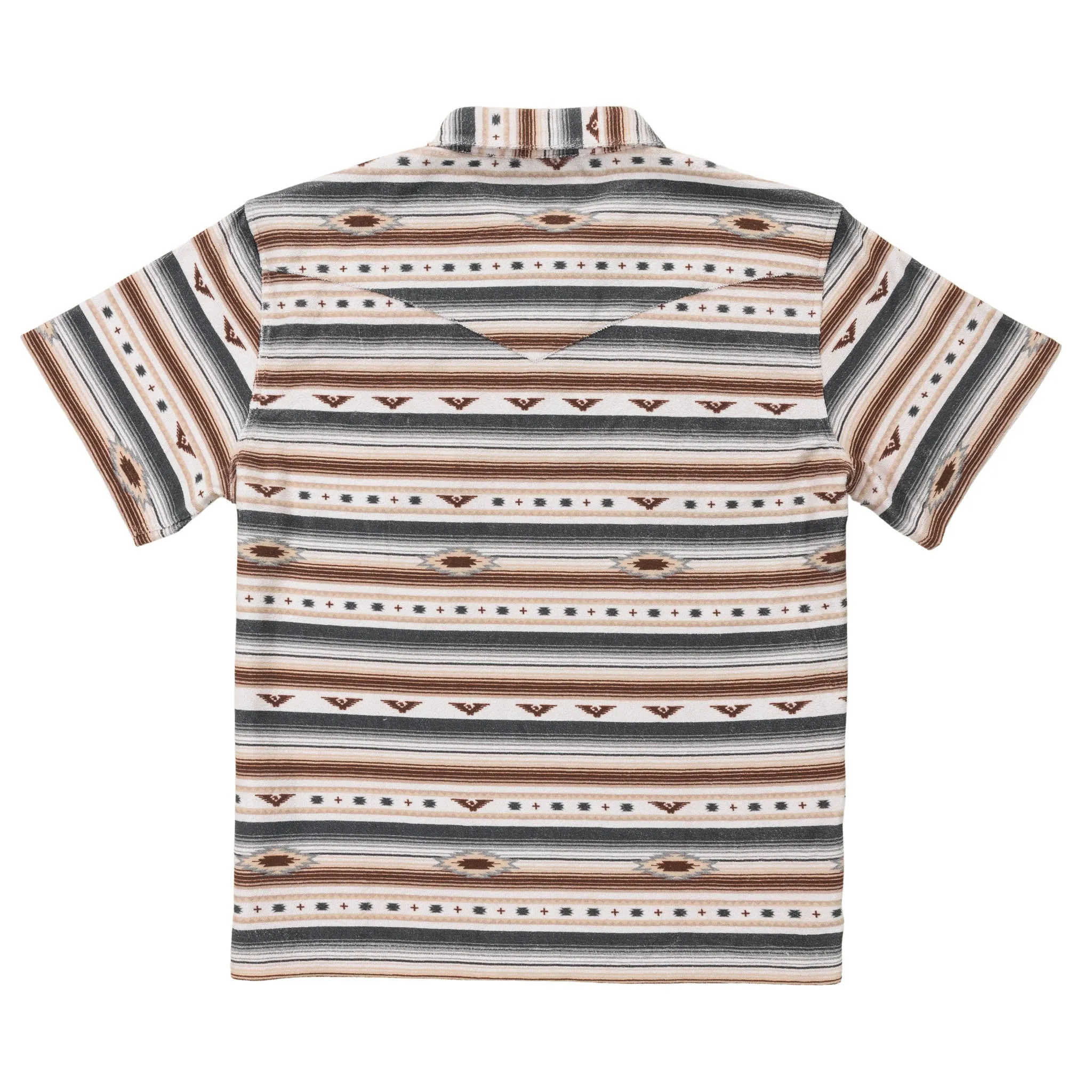 Cantina Terry Polo - Gray/Tan Southwest sold by Sendero Provisions CO product image thumbnail 4