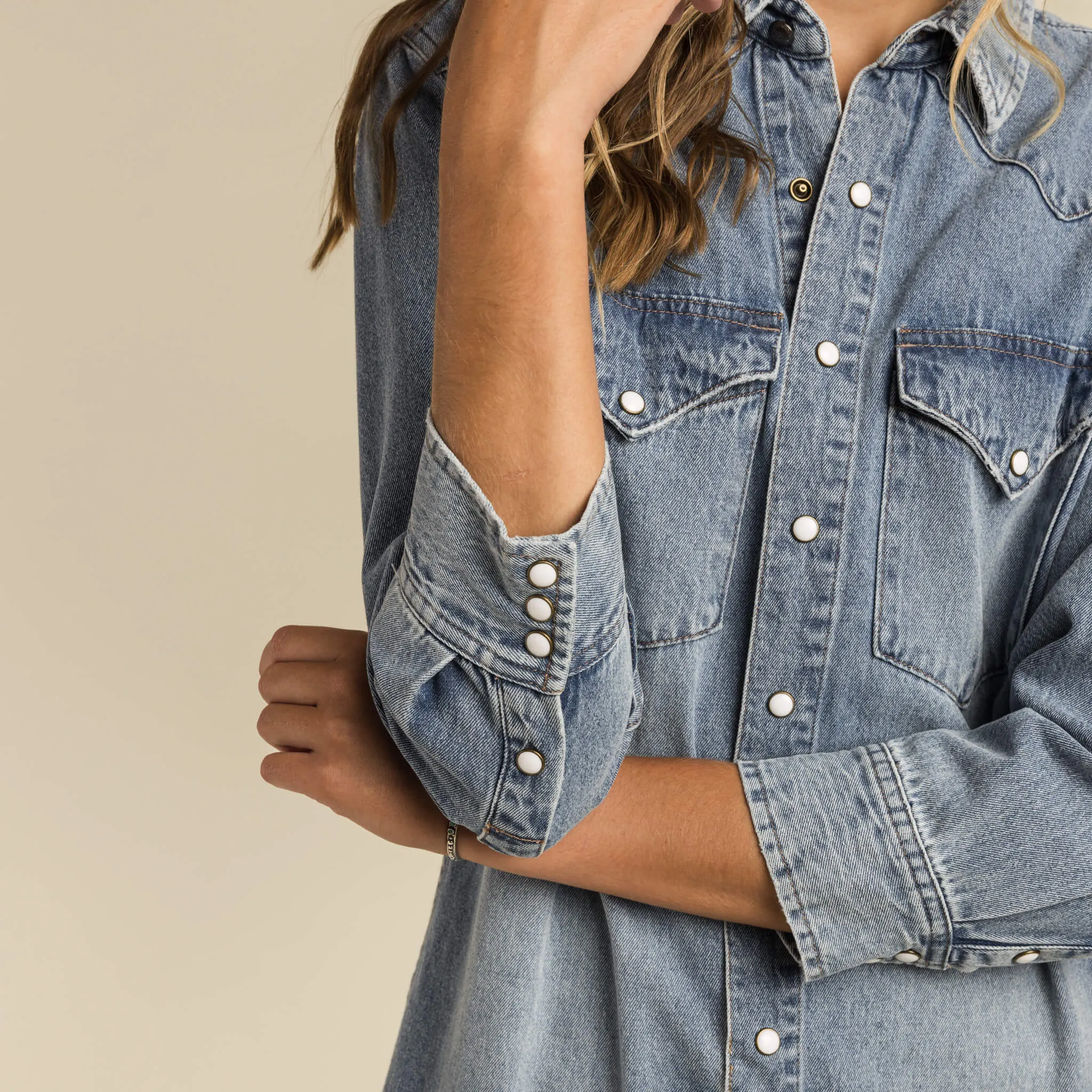 The Annie Dress - Classic Denim sold by Sendero Provisions CO product image thumbnail 3