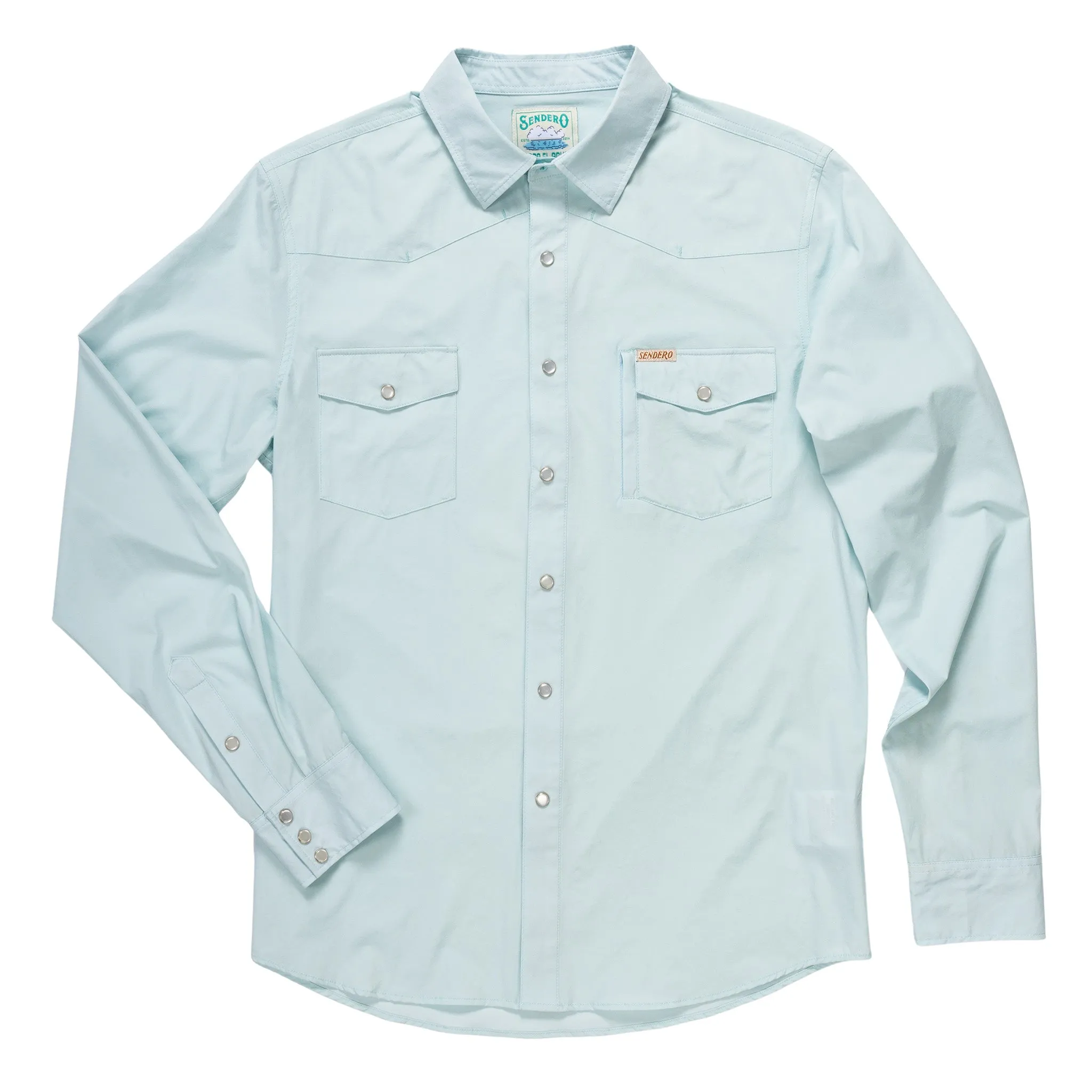 Confluence Tech Long Sleeve Shirt - Matagorda Sky sold by Sendero Provisions CO