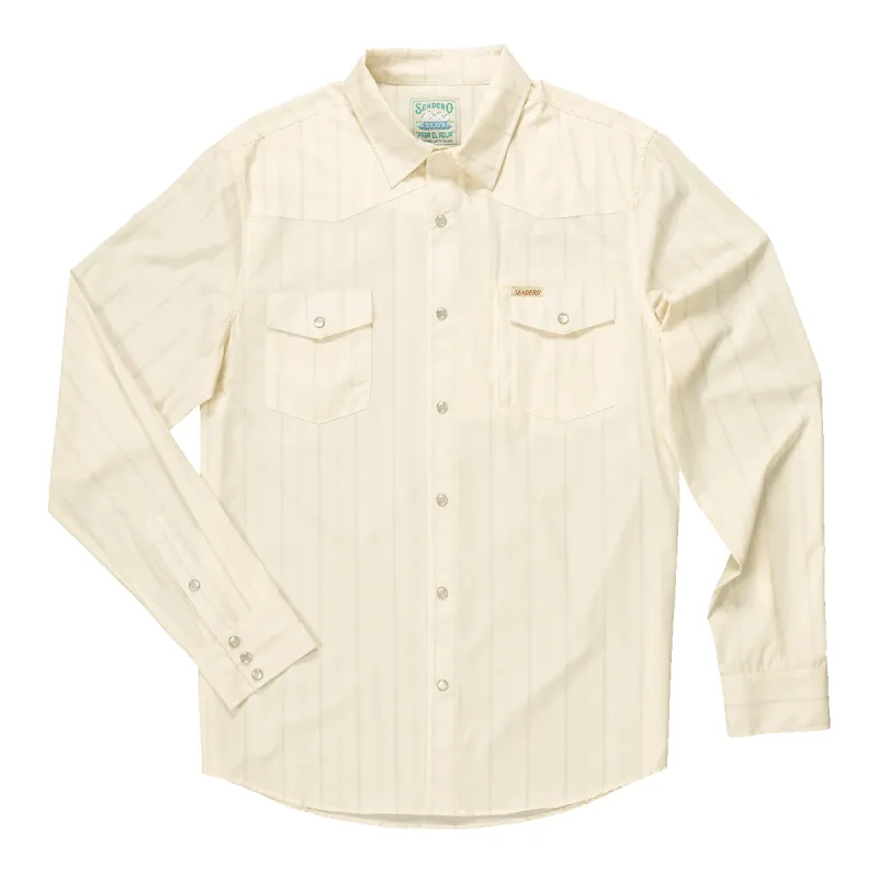 Confluence Tech Shirt - Vintage White/Khaki made by Sendero Provisions CO