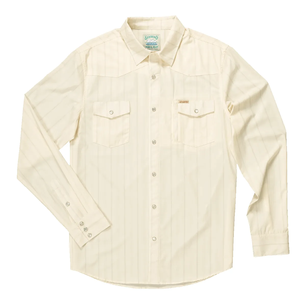 Confluence Tech Shirt - Vintage White/Khaki sold by Sendero Provisions CO