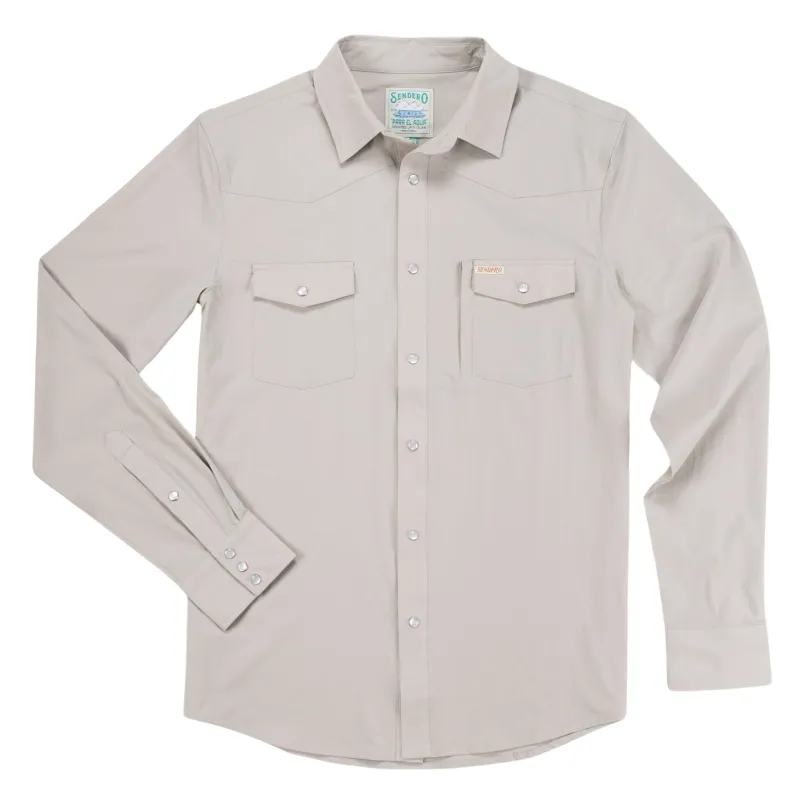 Confluence Tech Shirt - Willamette Gray made by Sendero Provisions CO