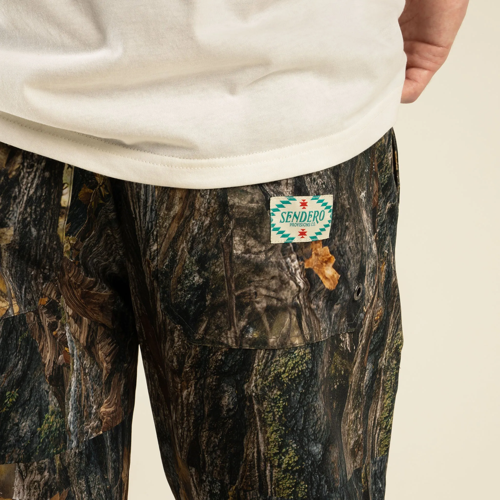 Bajada Hybrid Shorts - Will Tree Camo sold by Sendero Provisions CO product image thumbnail 4