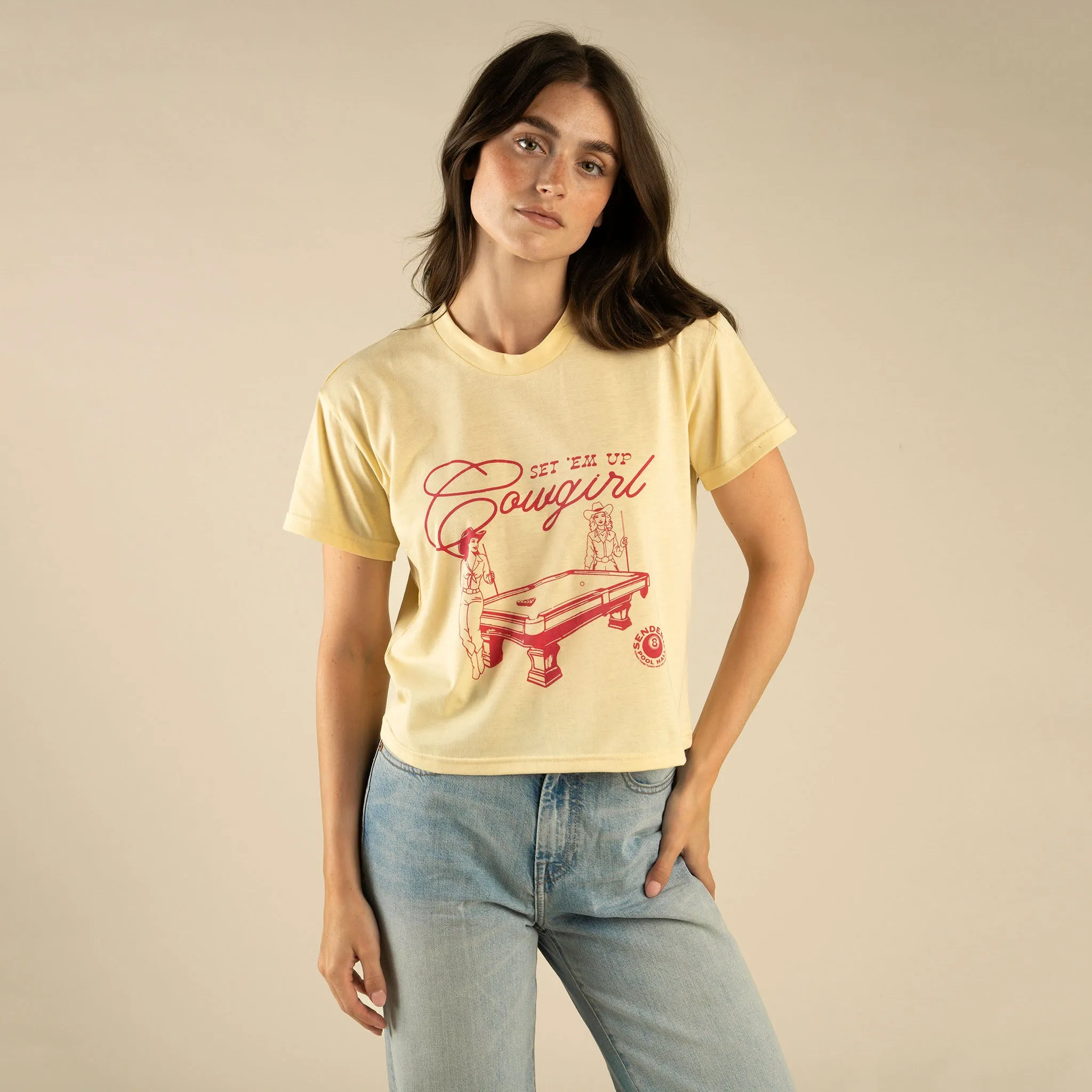 Set 'Em Up Boxy Tee sold by Sendero Provisions CO