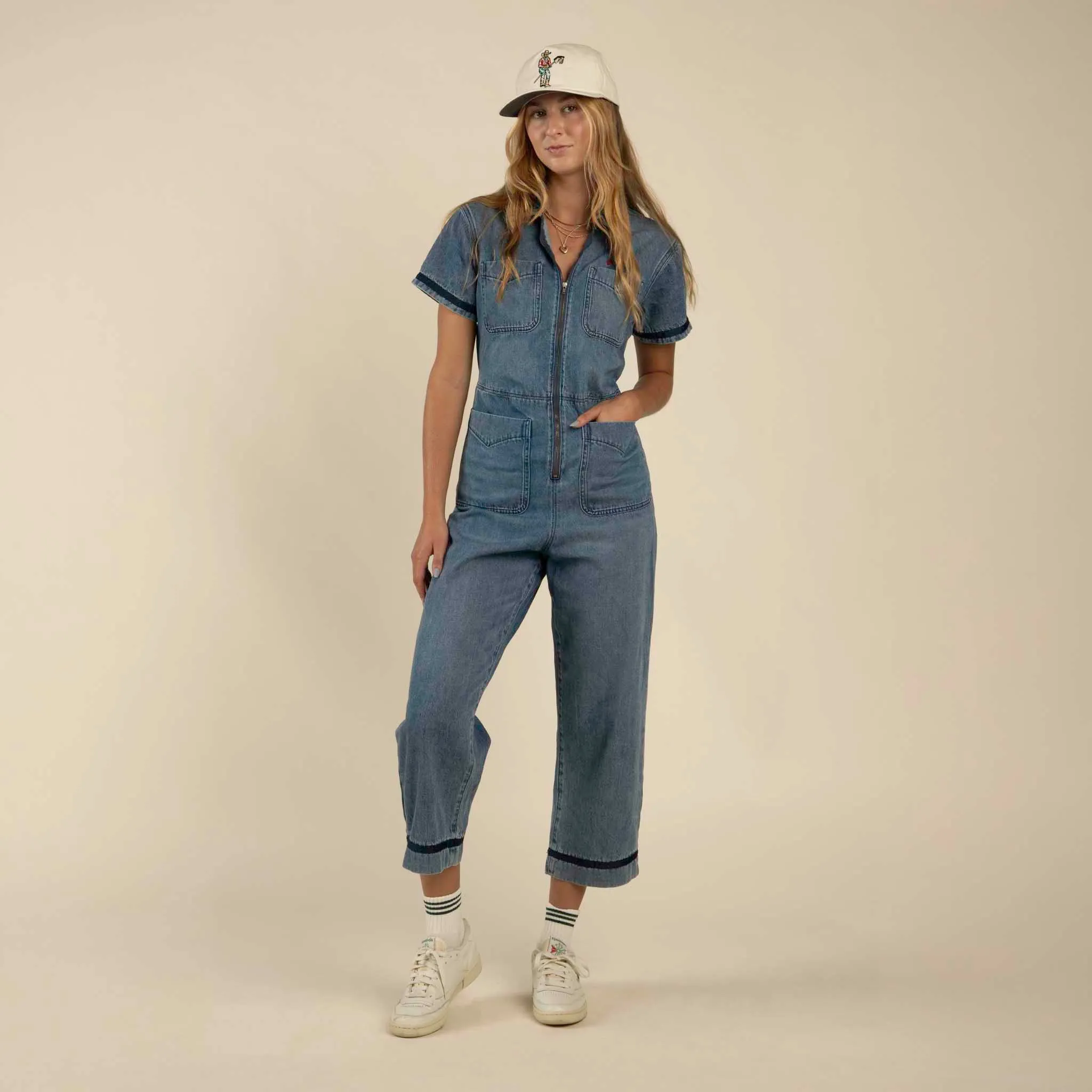 The Dolly Jumpsuit sold by Sendero Provisions CO