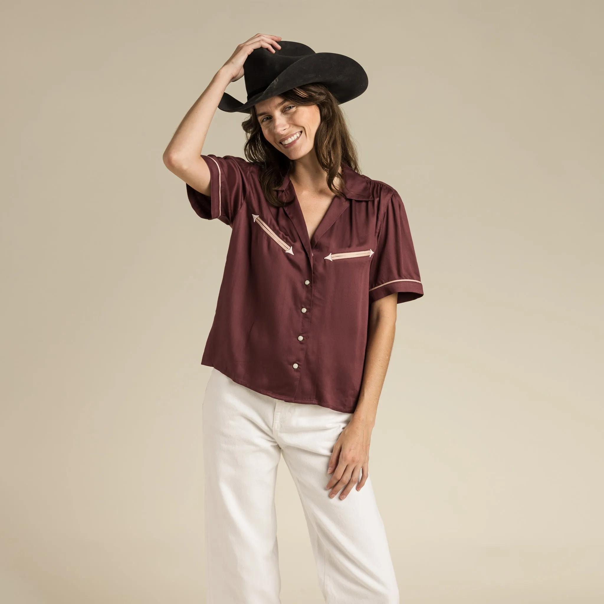 Cheyenne Western Blouse sold by Sendero Provisions CO product image thumbnail 3
