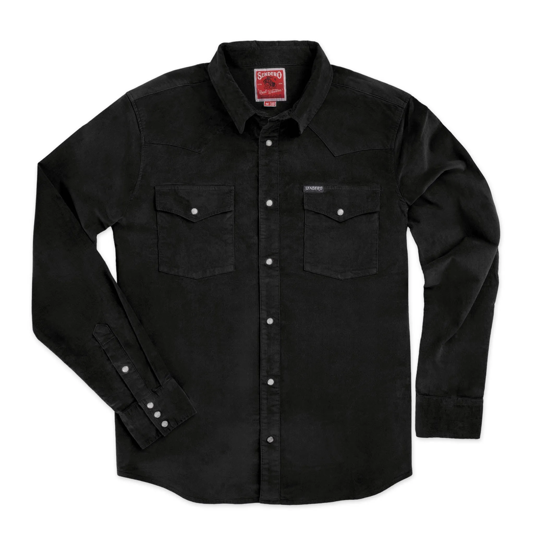 The Wyatt Pearl Snap Long Sleeve Corduroy Shirt sold by Sendero Provisions CO product image thumbnail 3