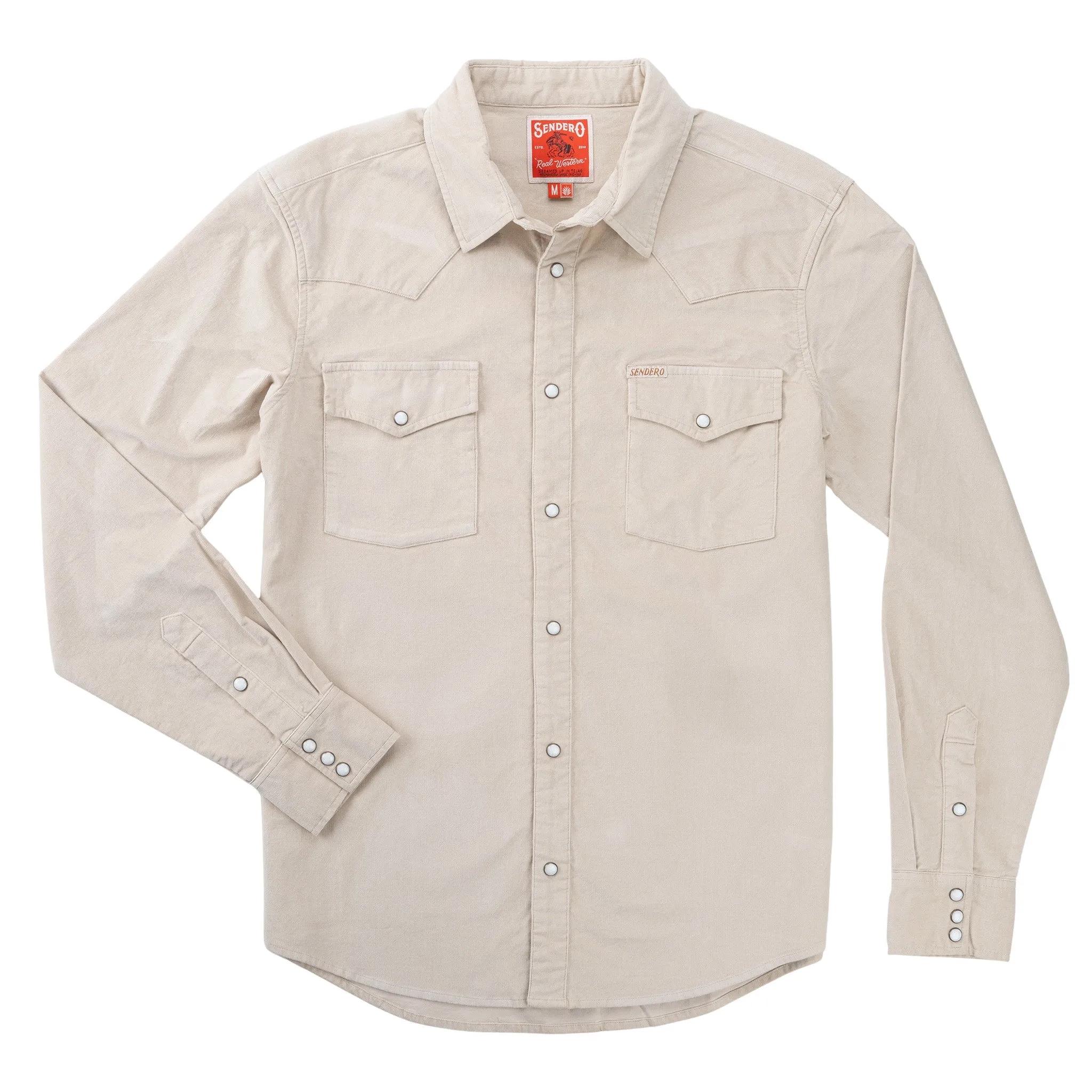 The Wyatt Pearl Snap Long Sleeve Corduroy Shirt sold by Sendero Provisions CO product image thumbnail 2