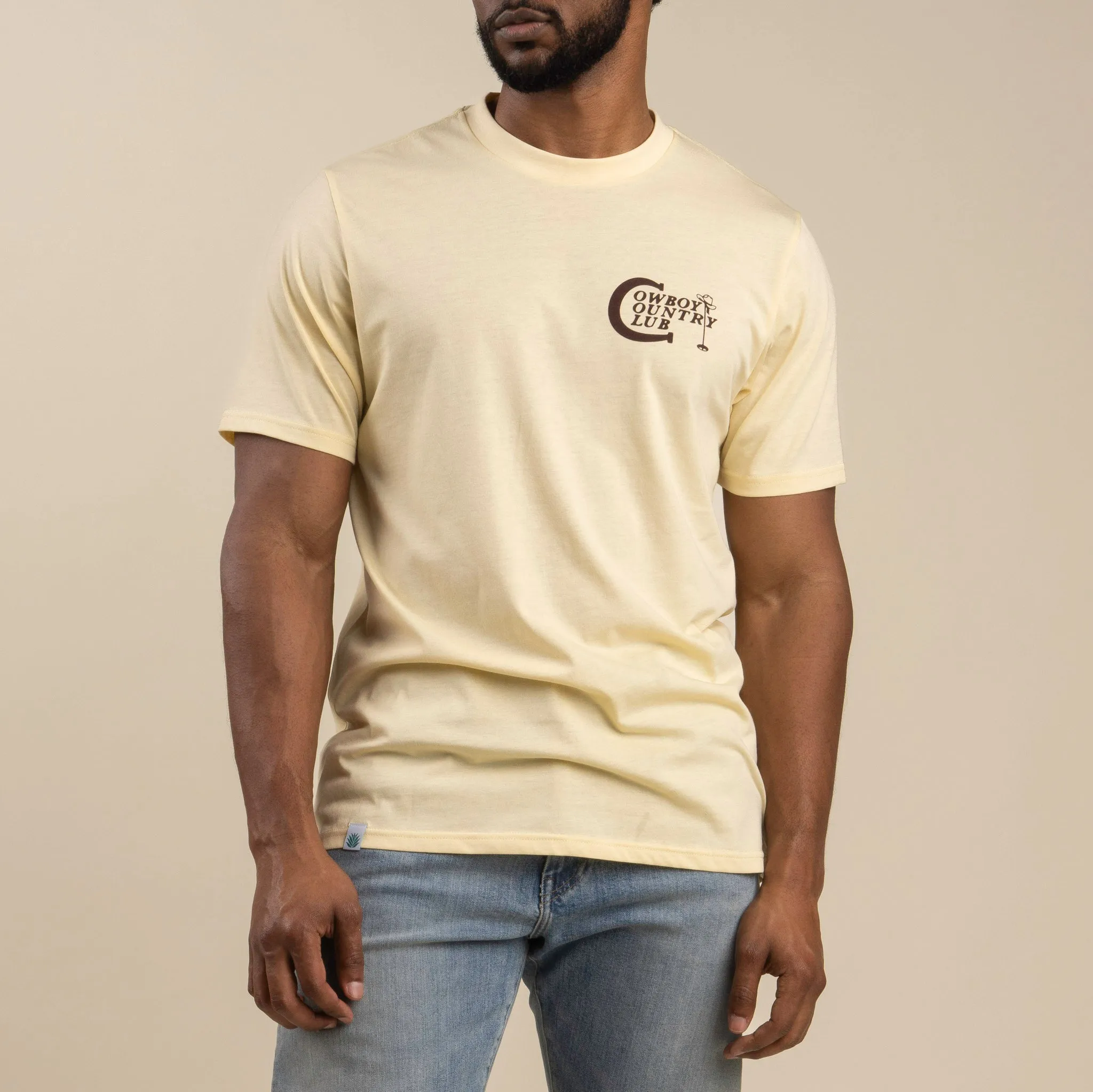 Cowboy Country Club T-Shirt - Cream sold by Sendero Provisions CO product image thumbnail 5
