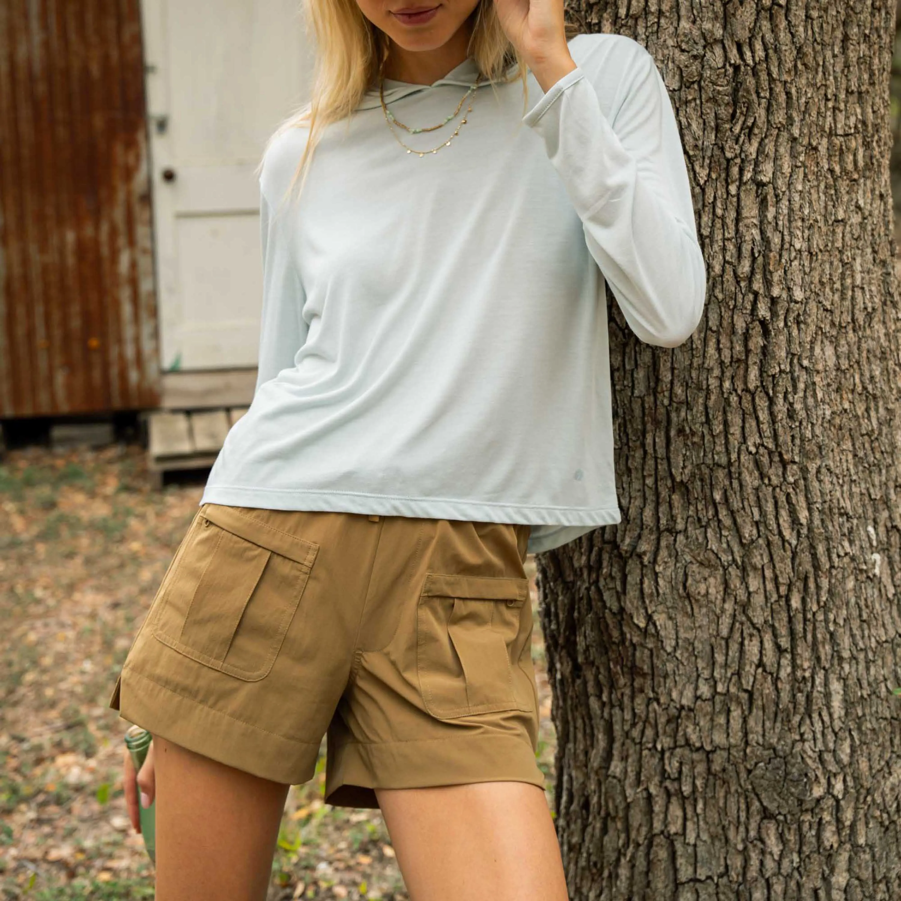 The Solaya Performance Short - Saddlebrush Brown sold by Sendero Provisions CO product image thumbnail 2