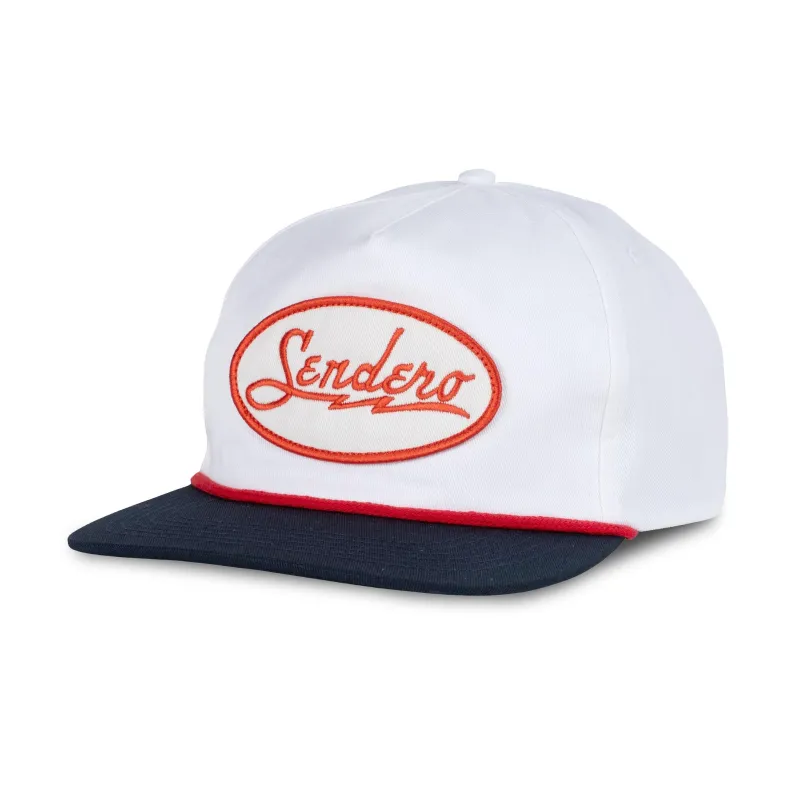Static Hat - White/Navy made by Sendero Provisions CO