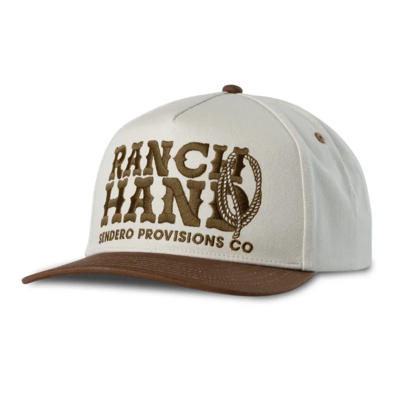 Ranch Hand Hat - Cream/Brown made by Sendero Provisions CO