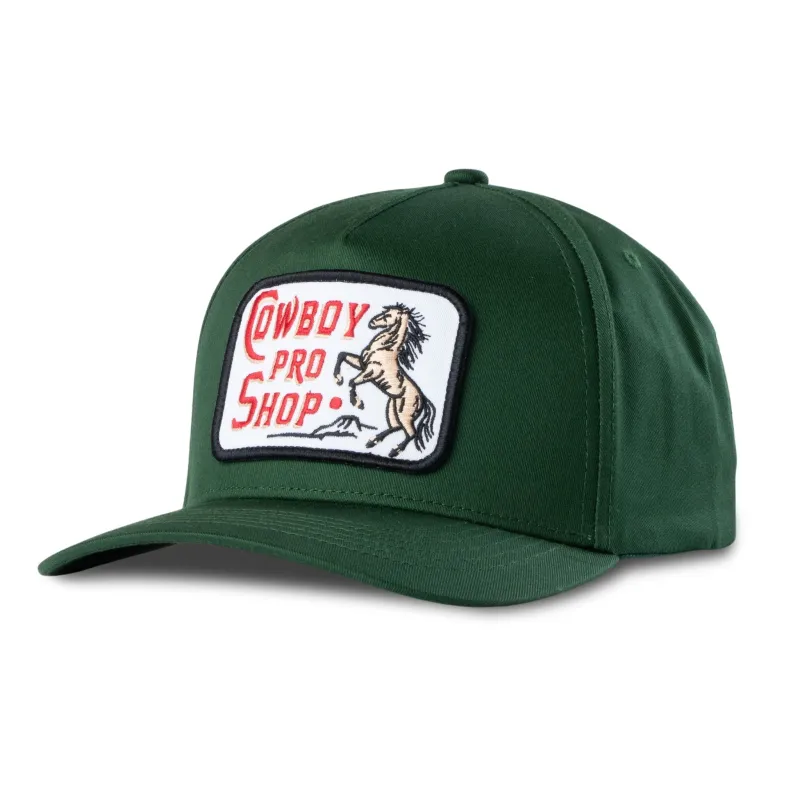 Cowboy Pro Shop Hat - Green made by Sendero Provisions CO