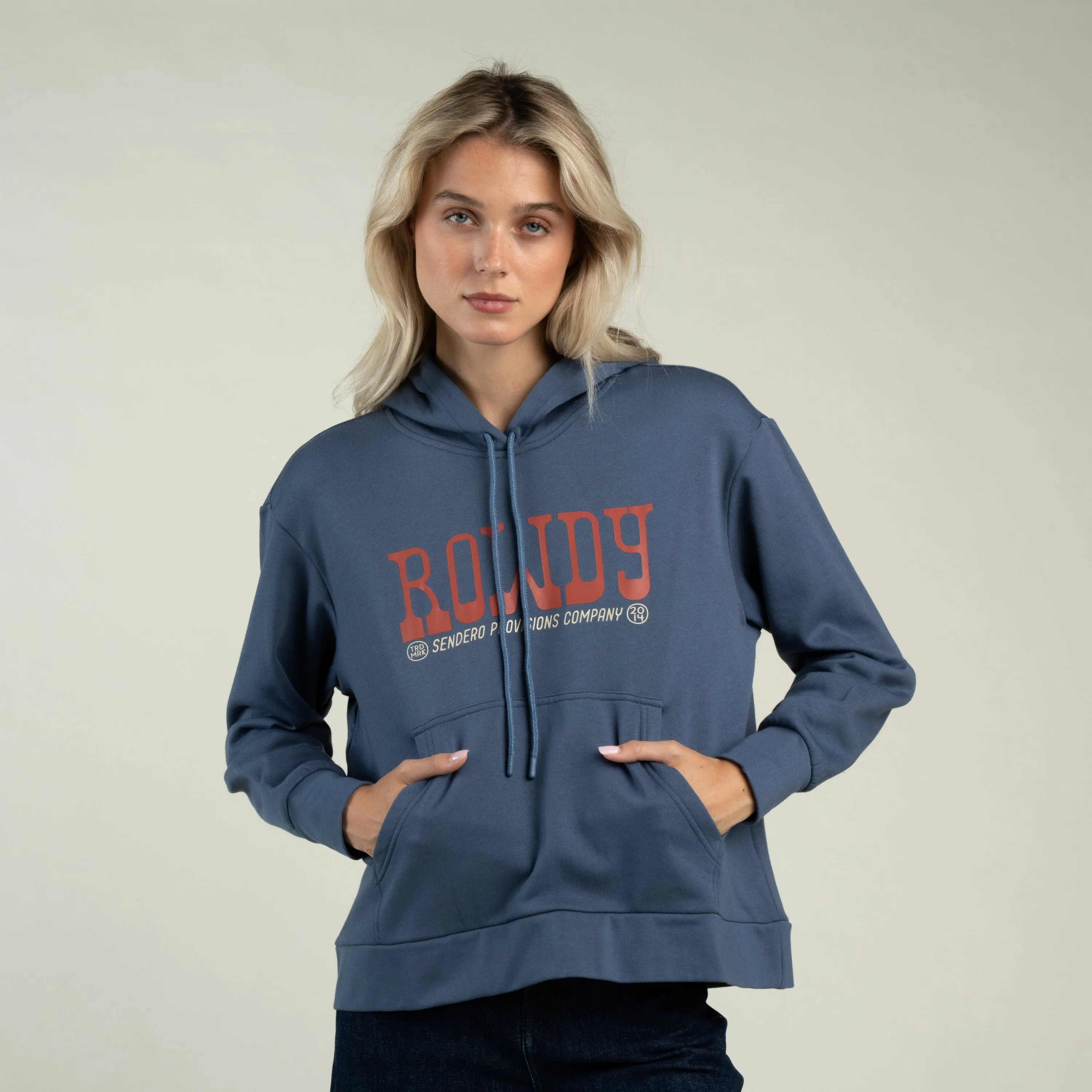 Women's Rowdy Hoodie - Navy sold by Sendero Provisions CO product image thumbnail 2
