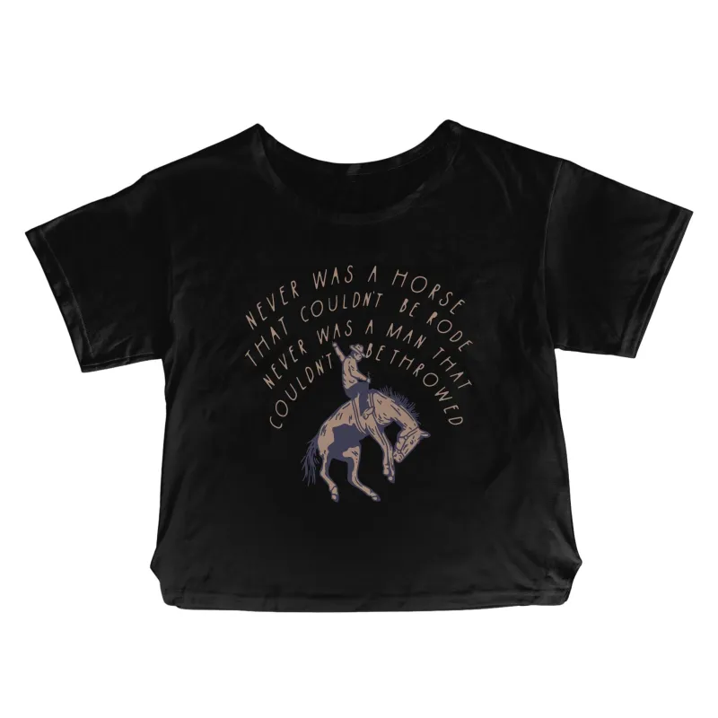 Never Was A Horse Basic Tee - Black made by Sendero Provisions CO