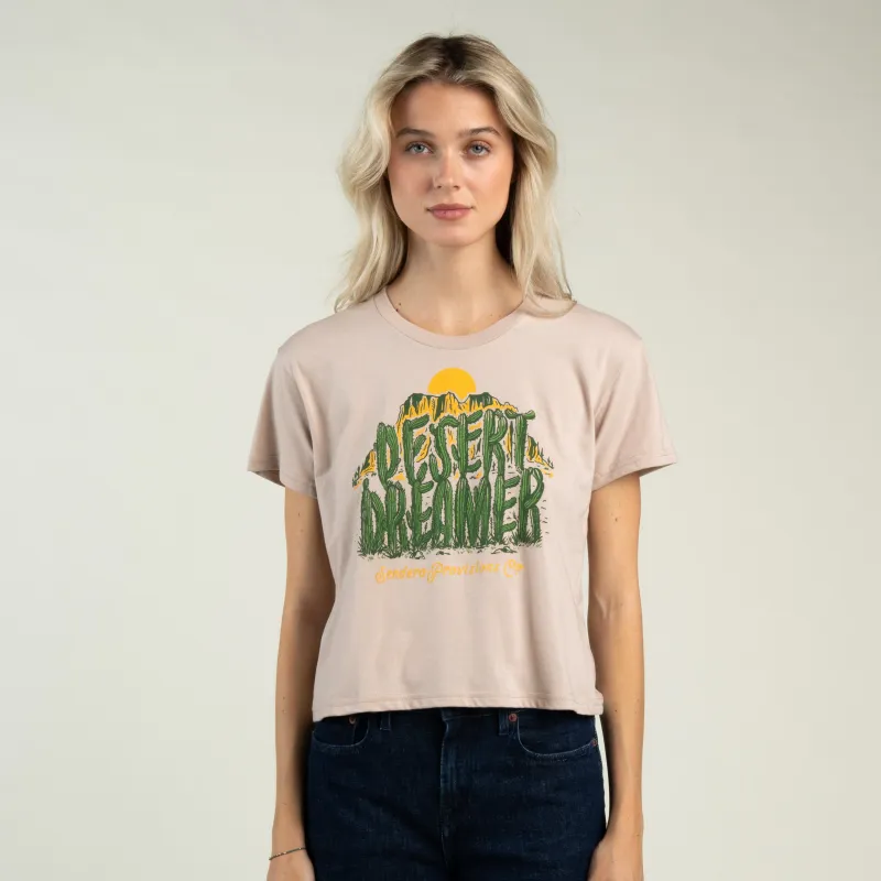 Desert Dreamer Boxy Tee - Sand made by Sendero Provisions CO