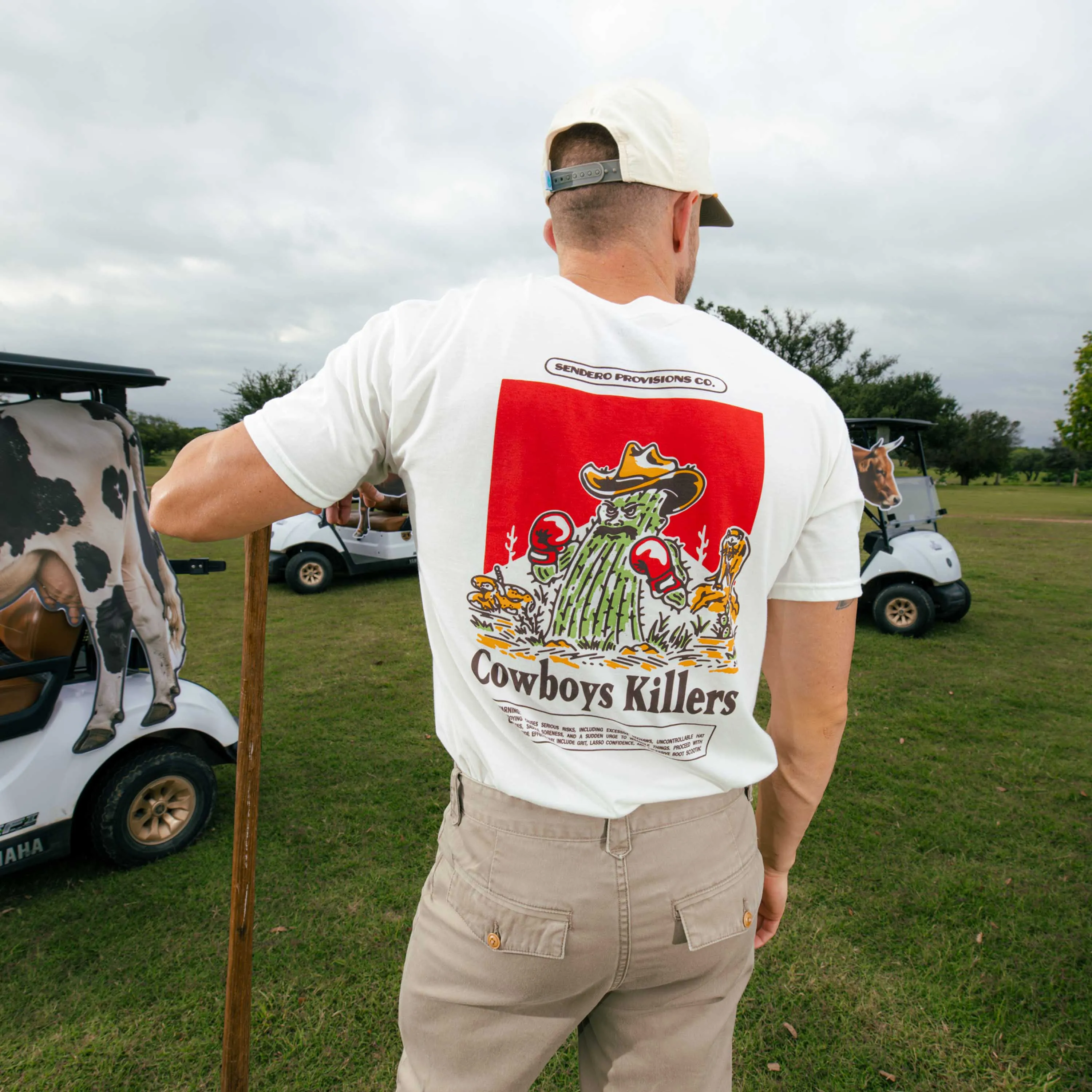 Cowboy Killers T-Shirt - Vintage White sold by Sendero Provisions CO product image thumbnail 2