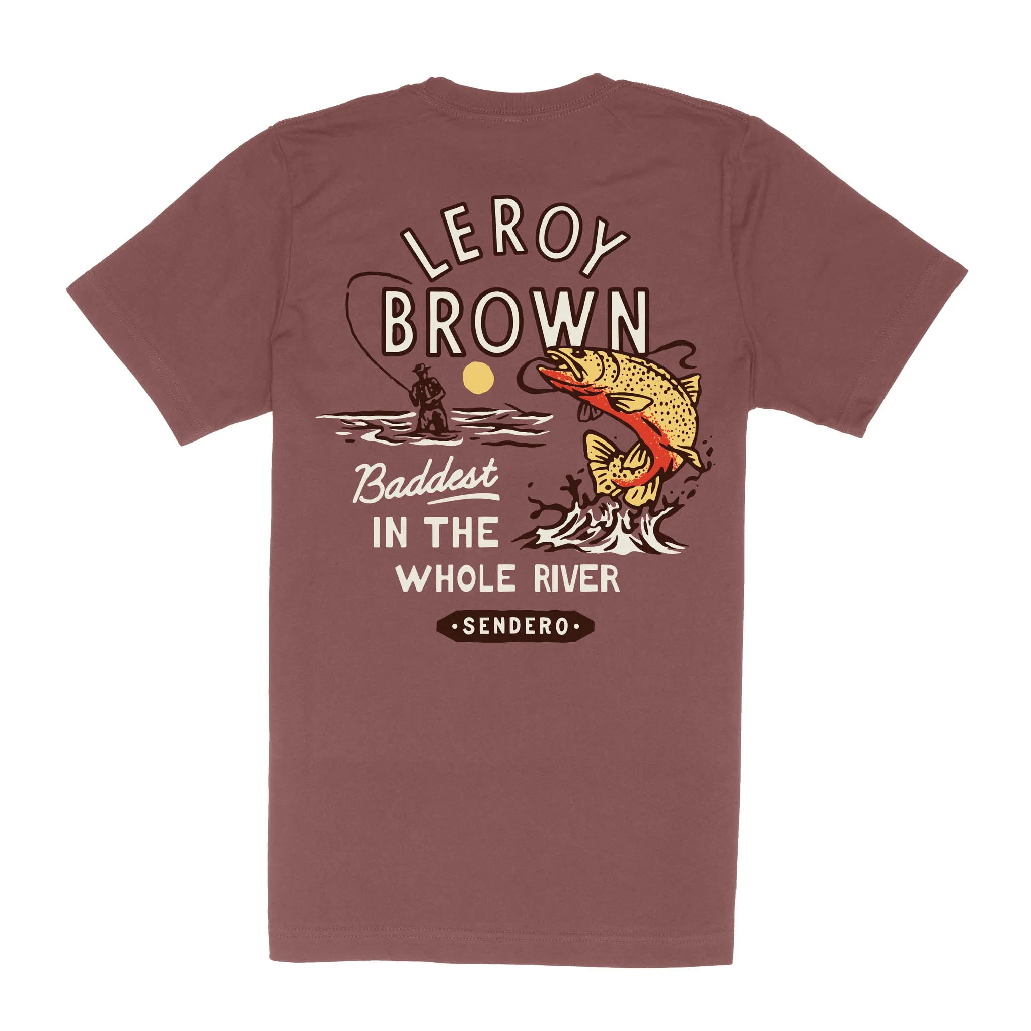 Leroy Brown T-Shirt - Warm Red sold by Sendero Provisions CO product image thumbnail 4