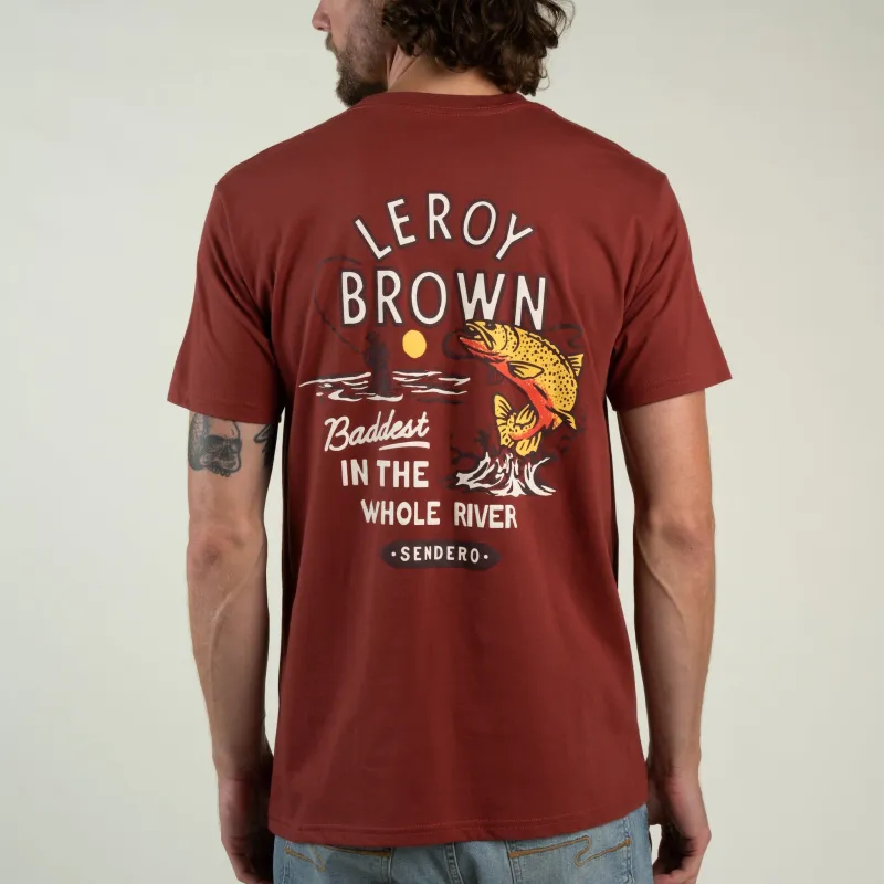 Leroy Brown T-Shirt - Warm Red made by Sendero Provisions CO