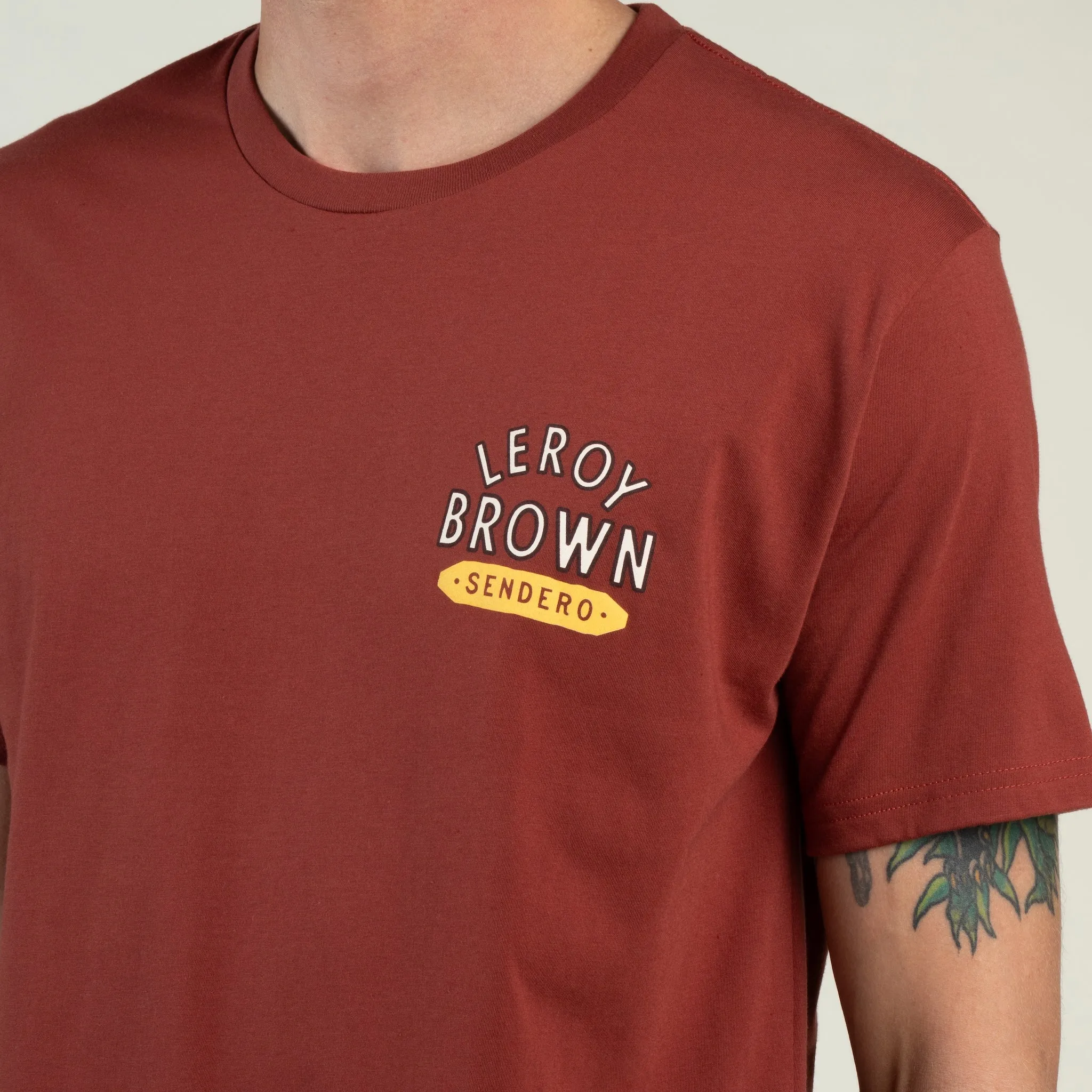 Leroy Brown T-Shirt - Warm Red sold by Sendero Provisions CO product image thumbnail 2