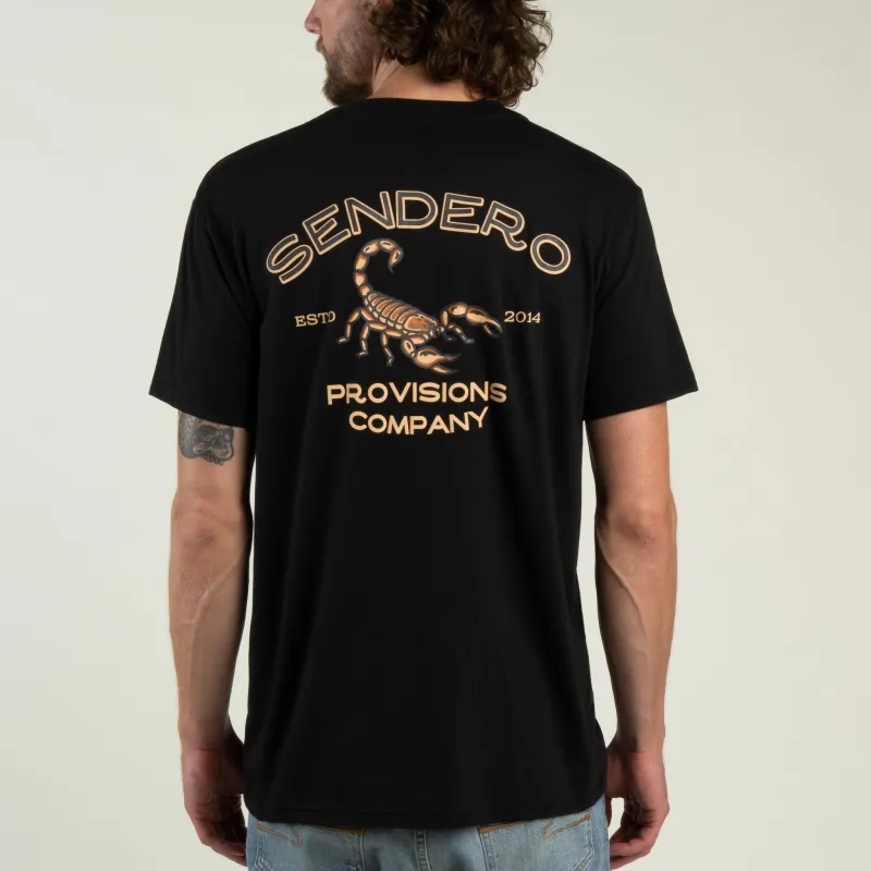 Scorpion T-Shirt - Black made by Sendero Provisions CO