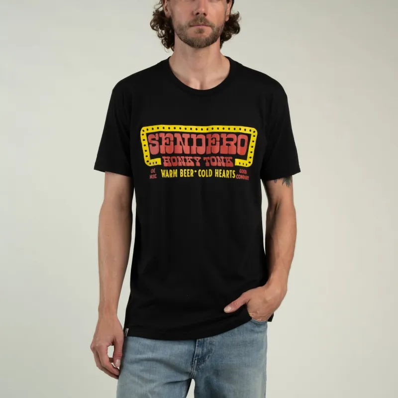 Sendero Honky Tonk T-Shirt - Black made by Sendero Provisions CO