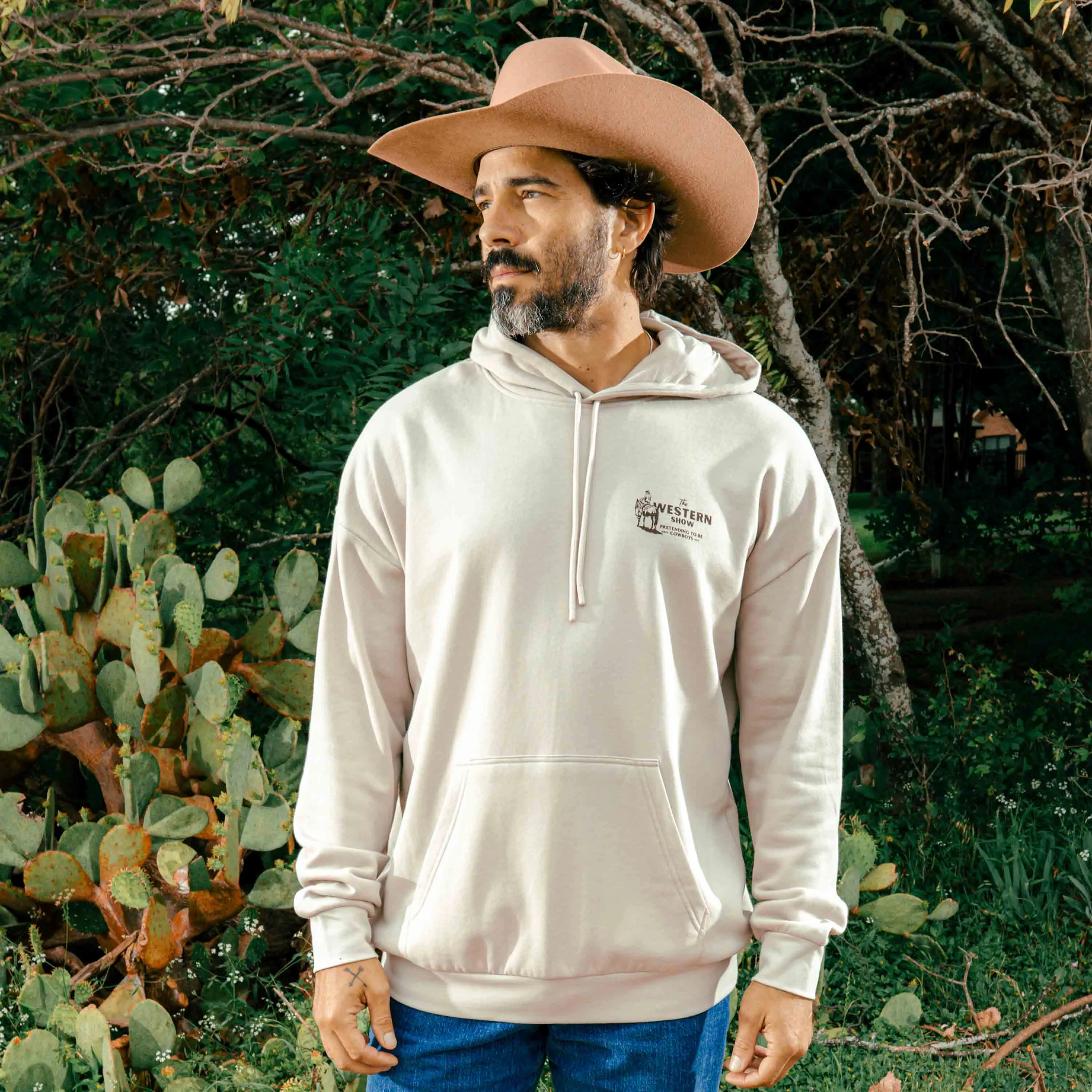 Western Show Hoodie - Sand sold by Sendero Provisions CO product image thumbnail 4