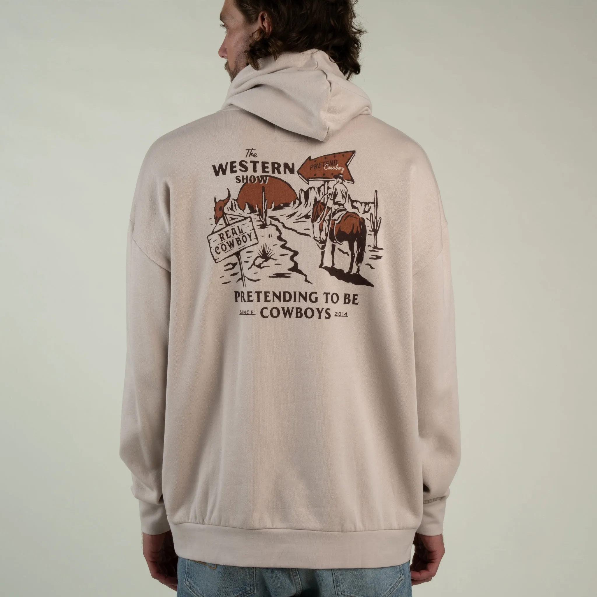 Western Show Hoodie - Sand sold by Sendero Provisions CO product image thumbnail 5