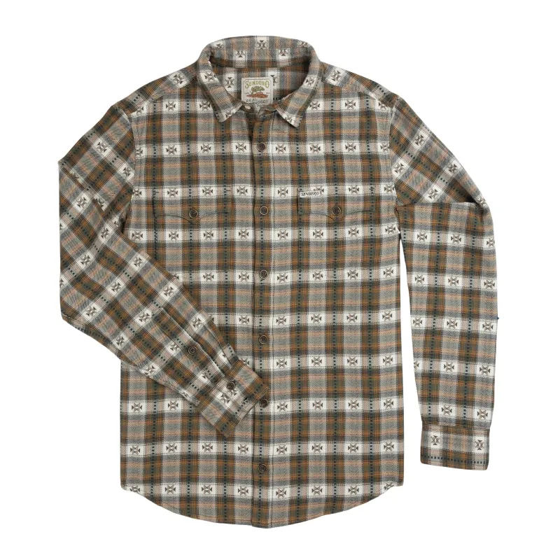 Durango Flannel - Midweight - Agua Dulce - Laurel made by Sendero Provisions CO