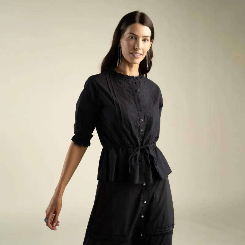 Josie Blouse - Black made by Sendero Provisions CO