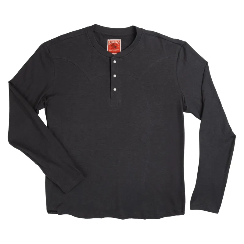 Tex Western Long Sleeve Henley made by Sendero Provisions CO