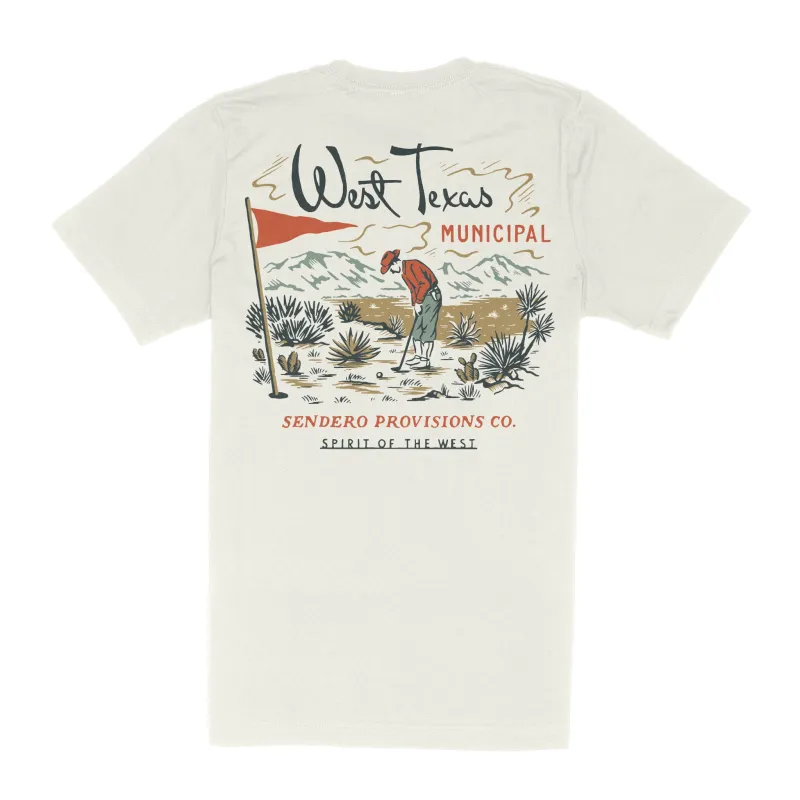 West Texas Municipal T-Shirt - Vintage White made by Sendero Provisions CO