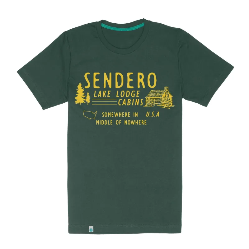 Sendero Lodge T-Shirt - Hunter Green made by Sendero Provisions CO