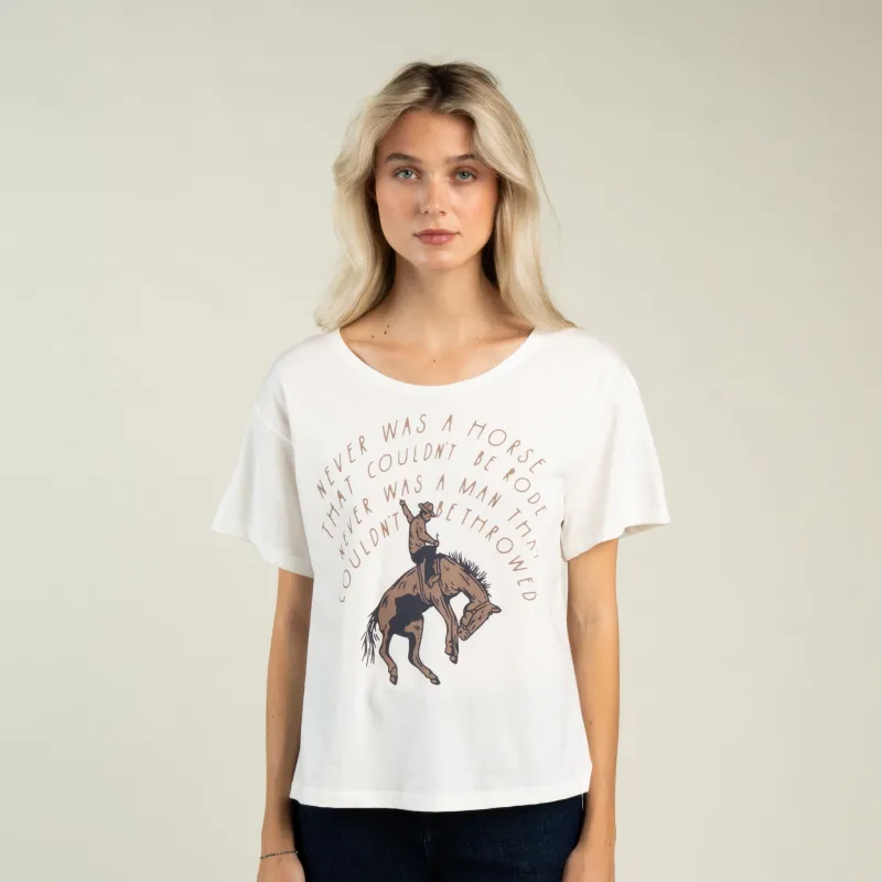 Never Was A Horse Basic Tee made by Sendero Provisions CO