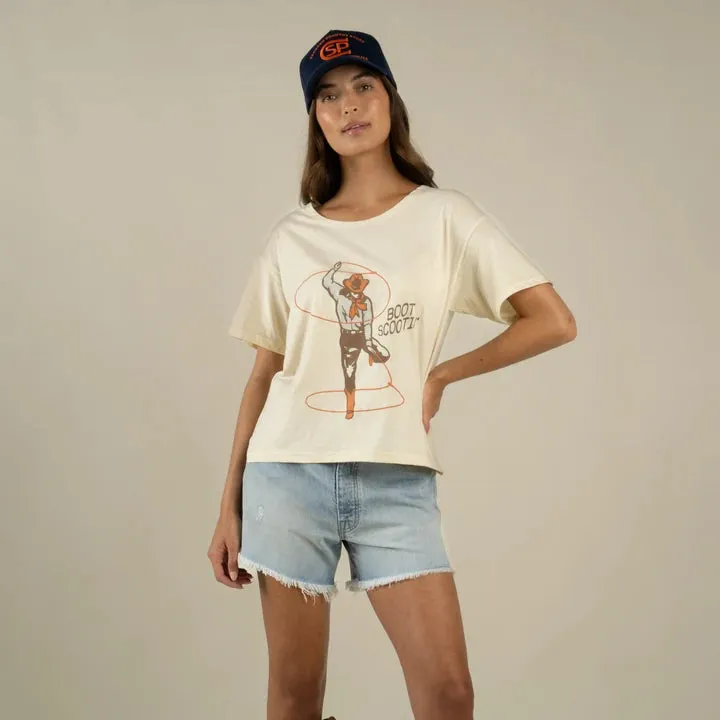 Boot Scootin' Basic Tee sold by Sendero Provisions CO