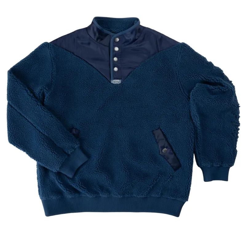 Bariloche Fleece Pullover - Navy made by Sendero Provisions CO