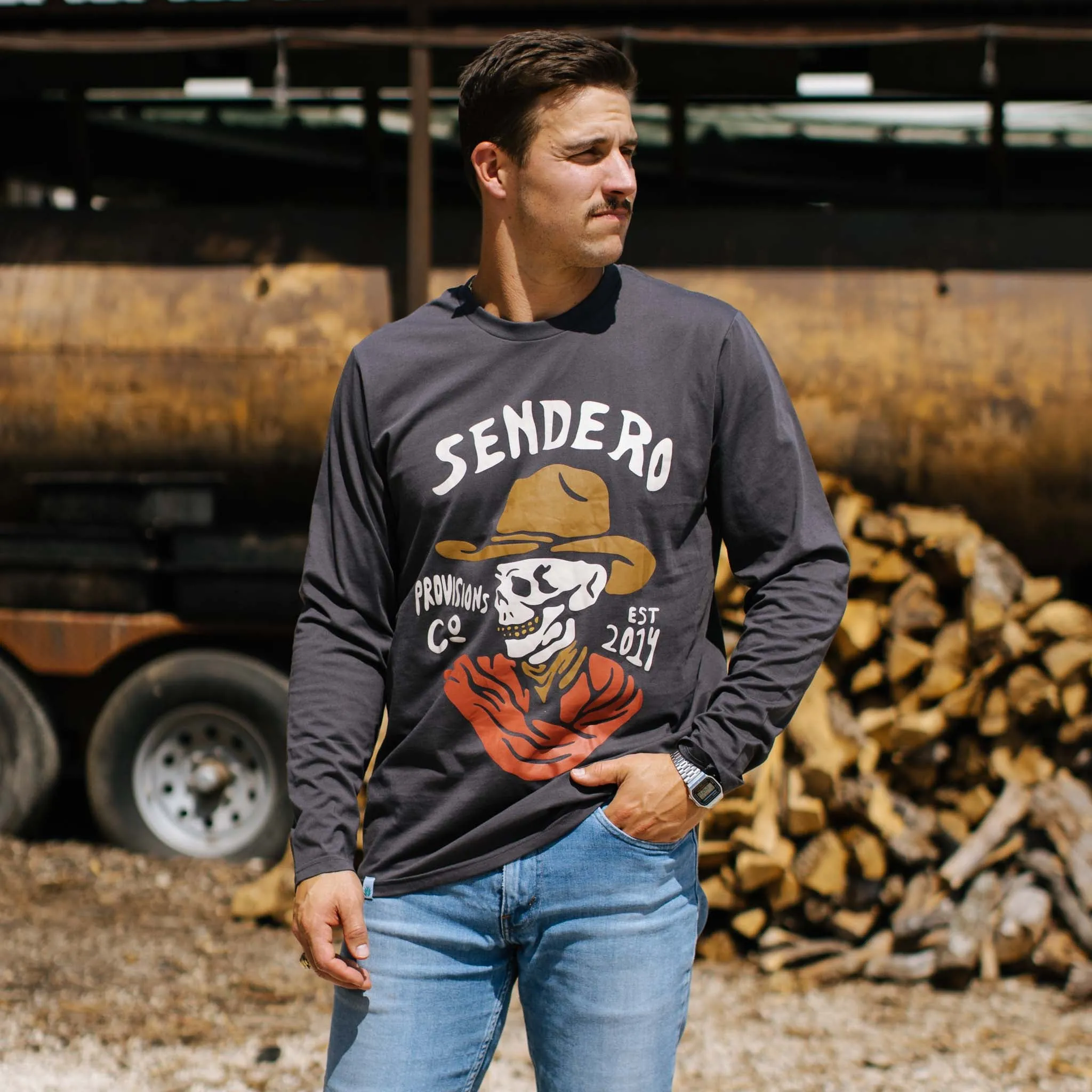 Quitado Long Sleeve T-Shirt sold by Sendero Provisions CO product image thumbnail 2