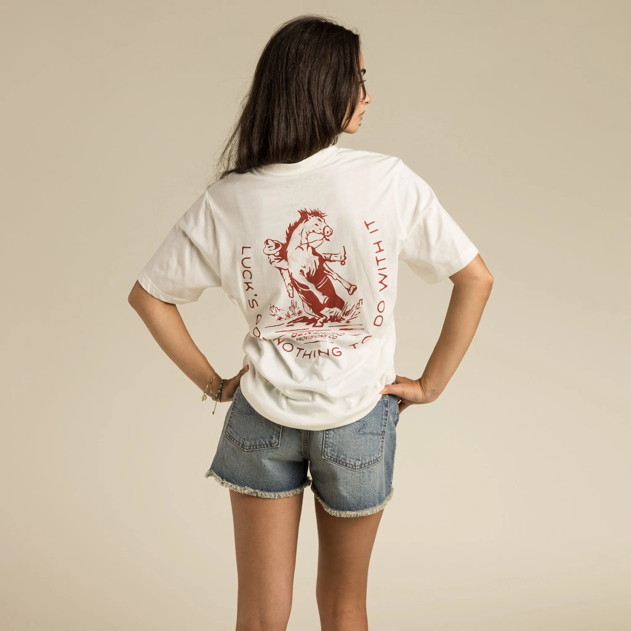 No Luck T-Shirt sold by Sendero Provisions CO product image thumbnail 5