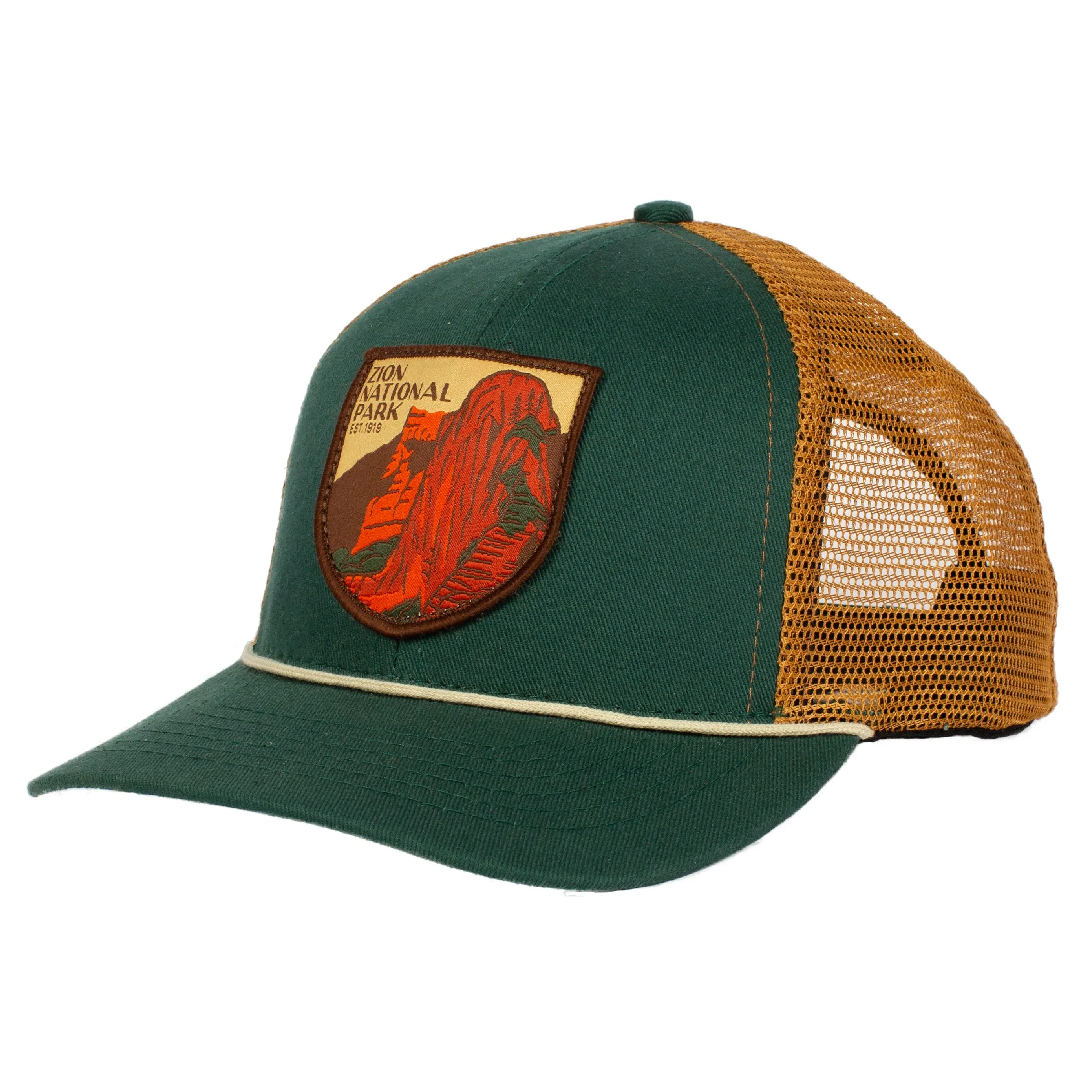 Zion National Park Meshback Hat sold by Sendero Provisions CO