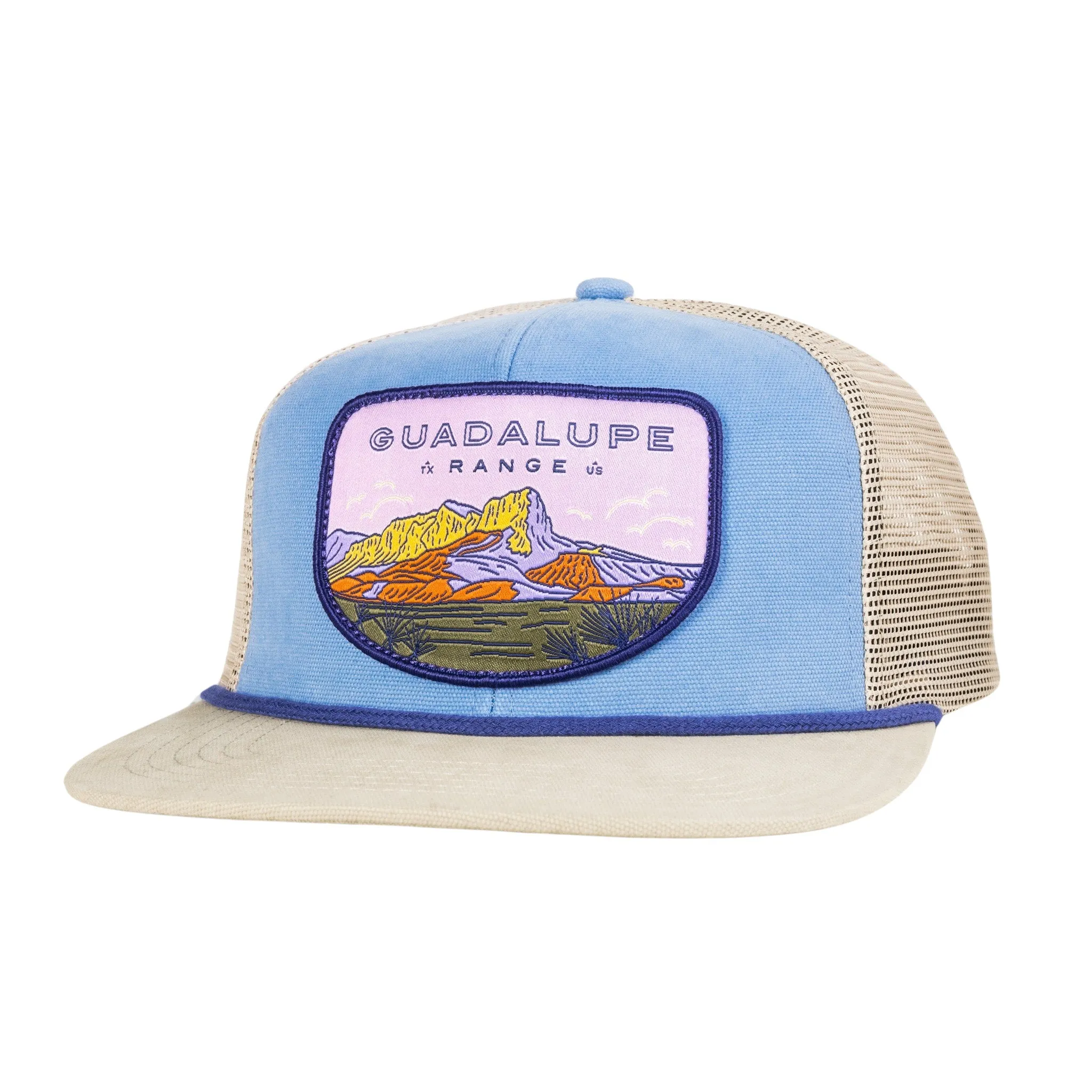 Guadalupe Range Hat Meshback sold by Sendero Provisions CO
